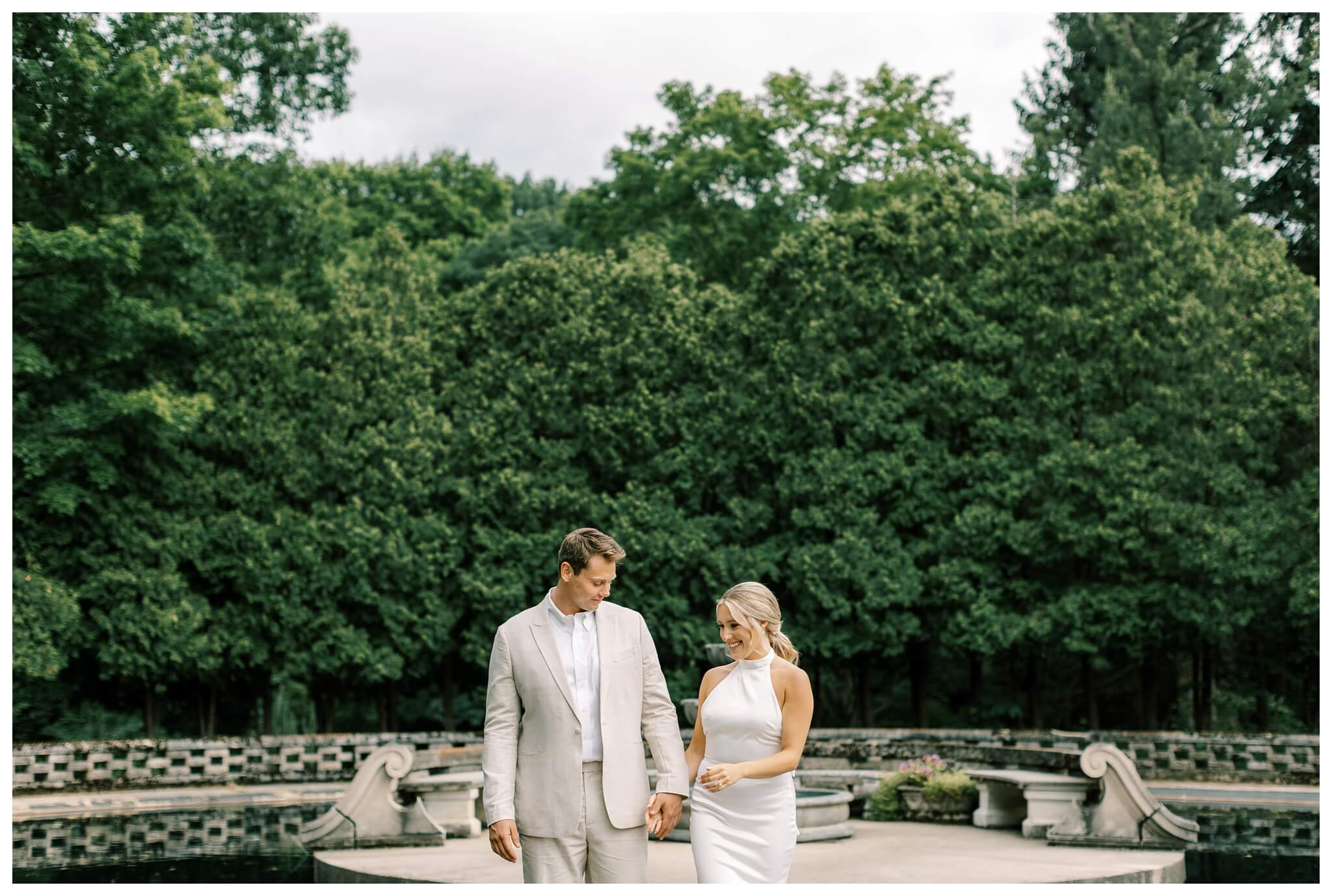 elegant romantic estate engagement shoot at the felt mansion near grand rapids by josh and andrea photograpy 