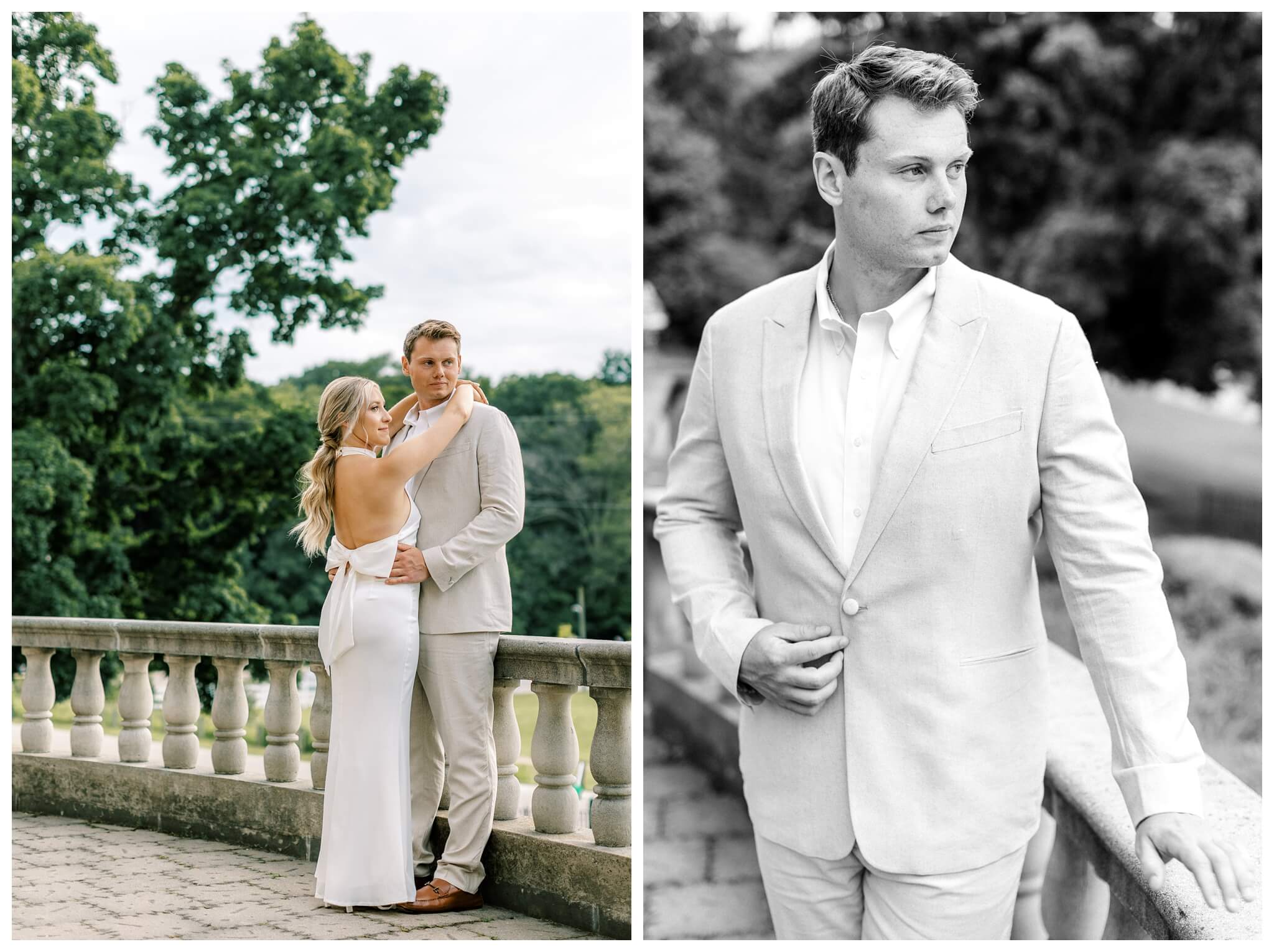 elegant romantic estate engagement shoot at the felt mansion near grand rapids by josh and andrea photograpy 