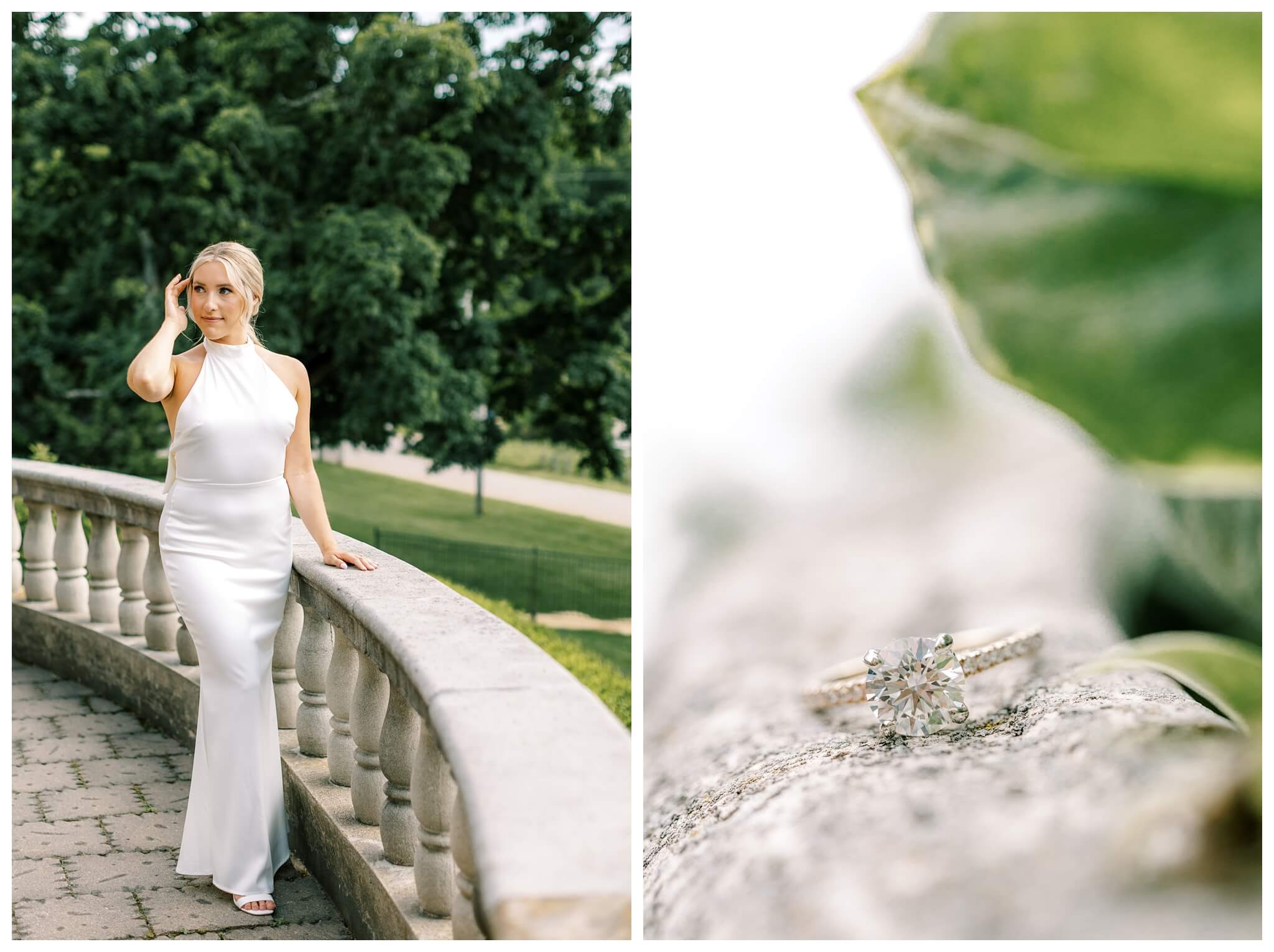 elegant romantic estate engagement shoot at the felt mansion near grand rapids by josh and andrea photograpy 