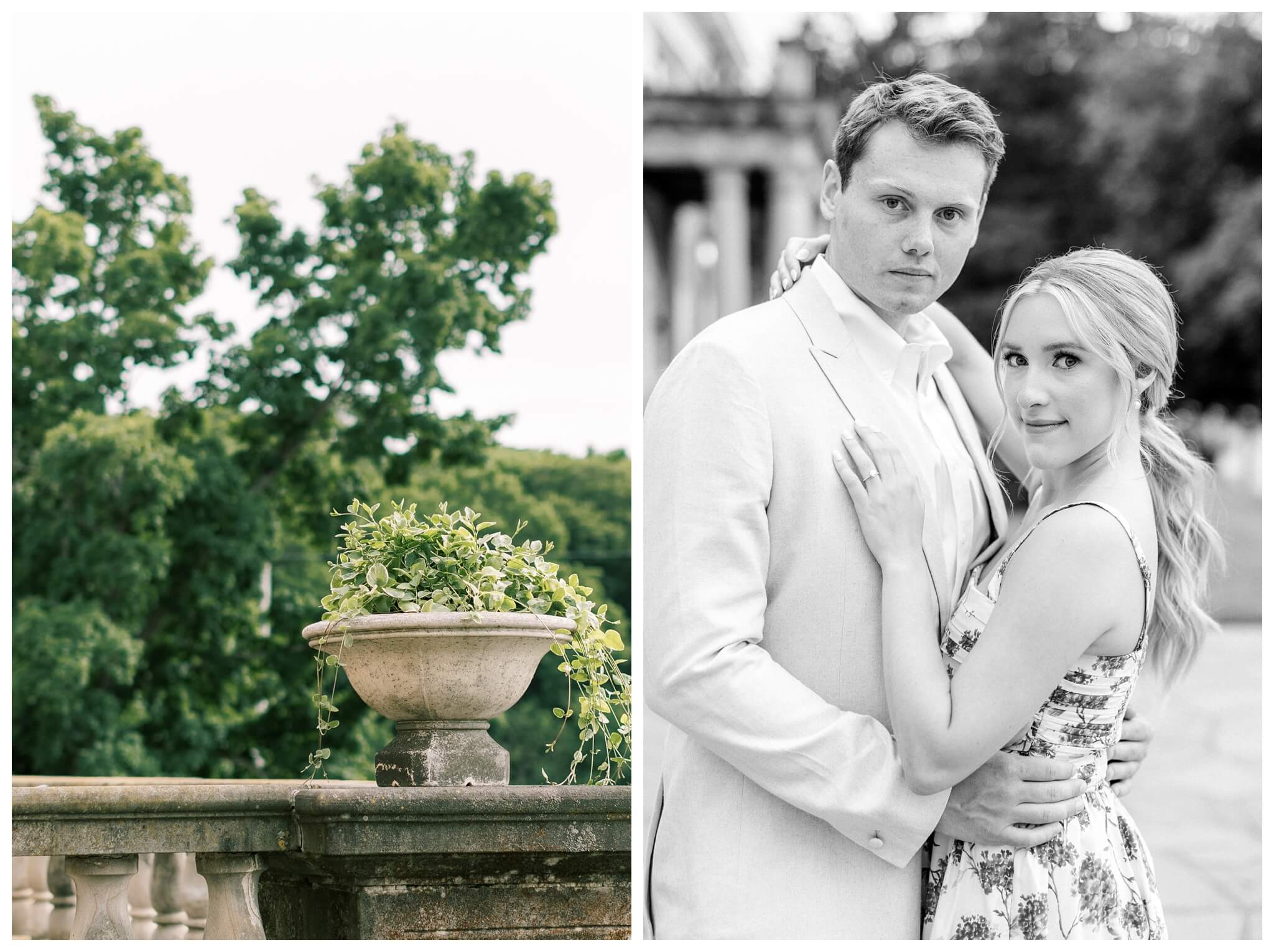 elegant romantic estate engagement shoot at the felt mansion near grand rapids by josh and andrea photograpy 