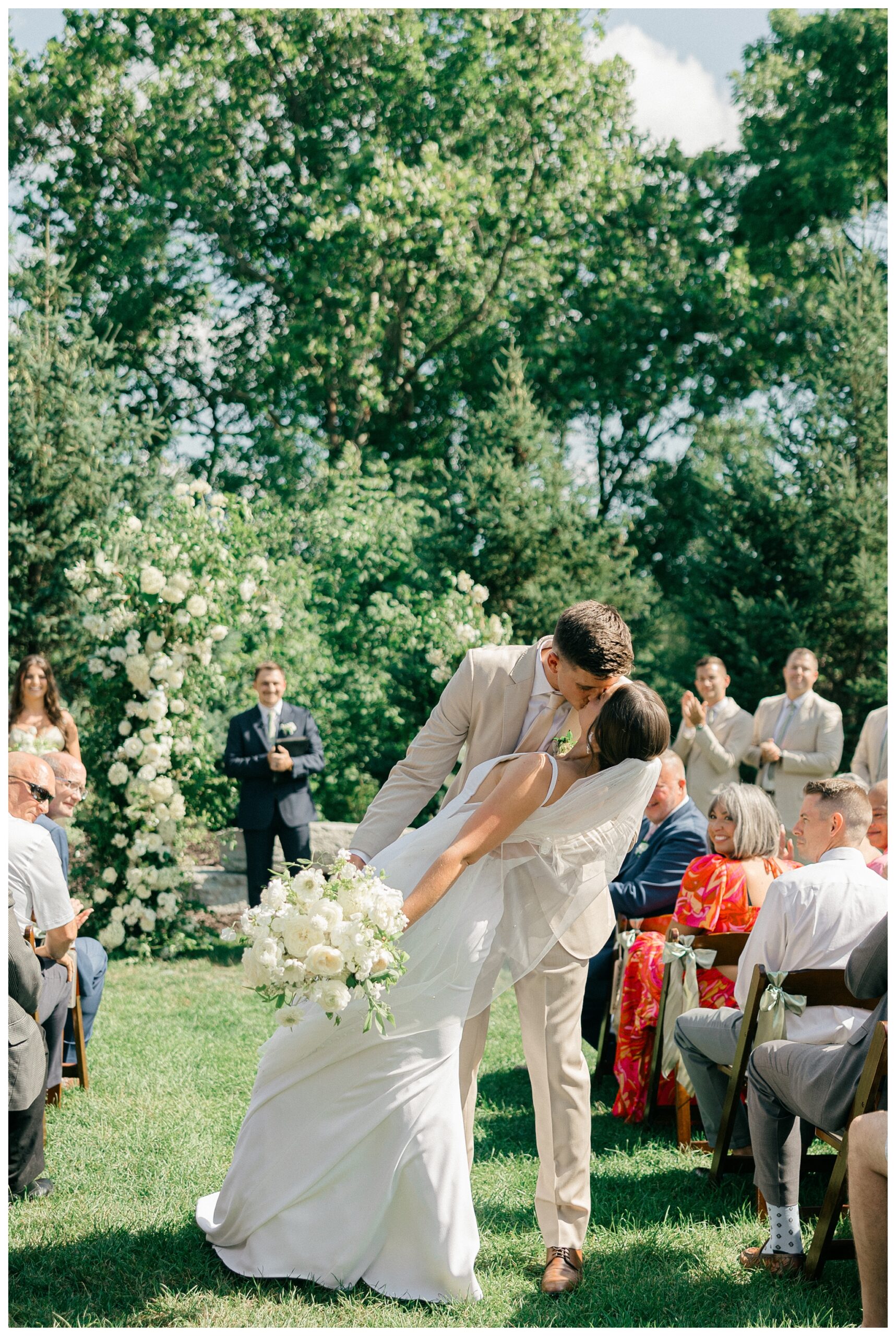 lovely romantic estate summer wedding at venue 3two in grand rapids michigan by josh and andrea photography