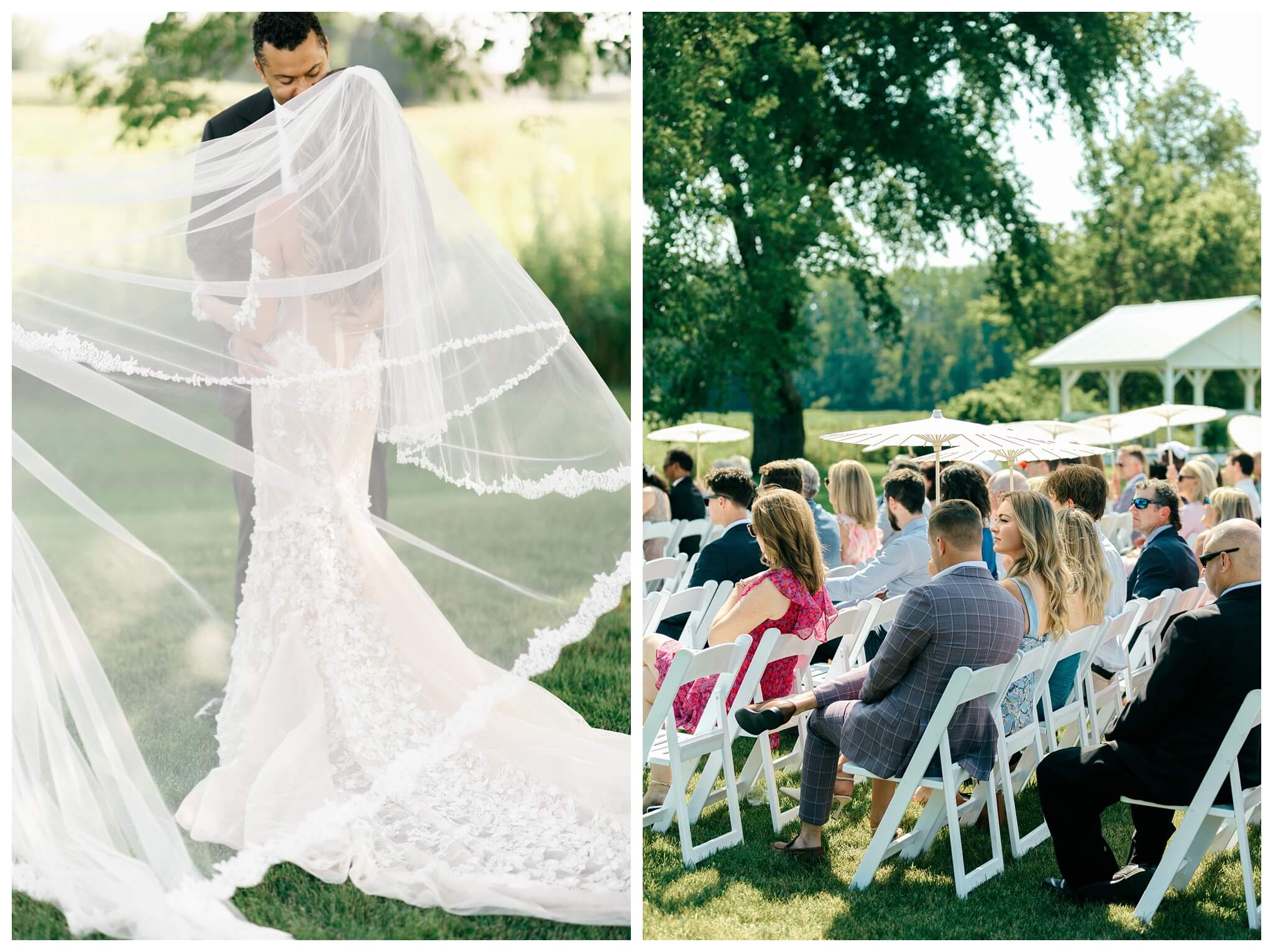 gorgeous white barn wedding at etre farms near saint joseph michigan by josh and andrea photography