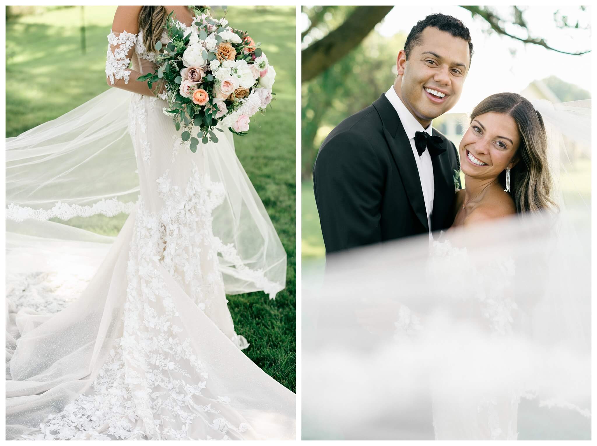 gorgeous white barn wedding at etre farms near saint joseph michigan by josh and andrea photography