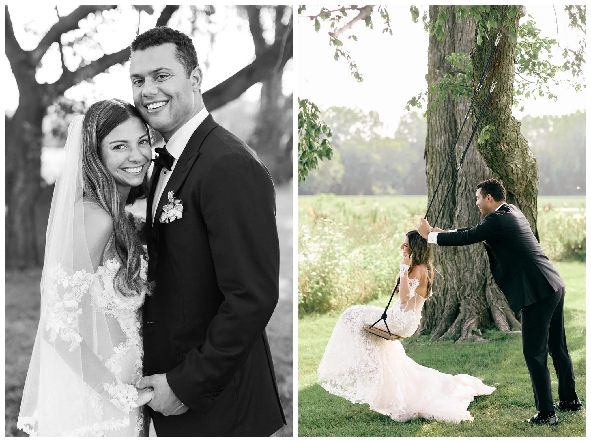 gorgeous white barn wedding at etre farms near saint joseph michigan by josh and andrea photography