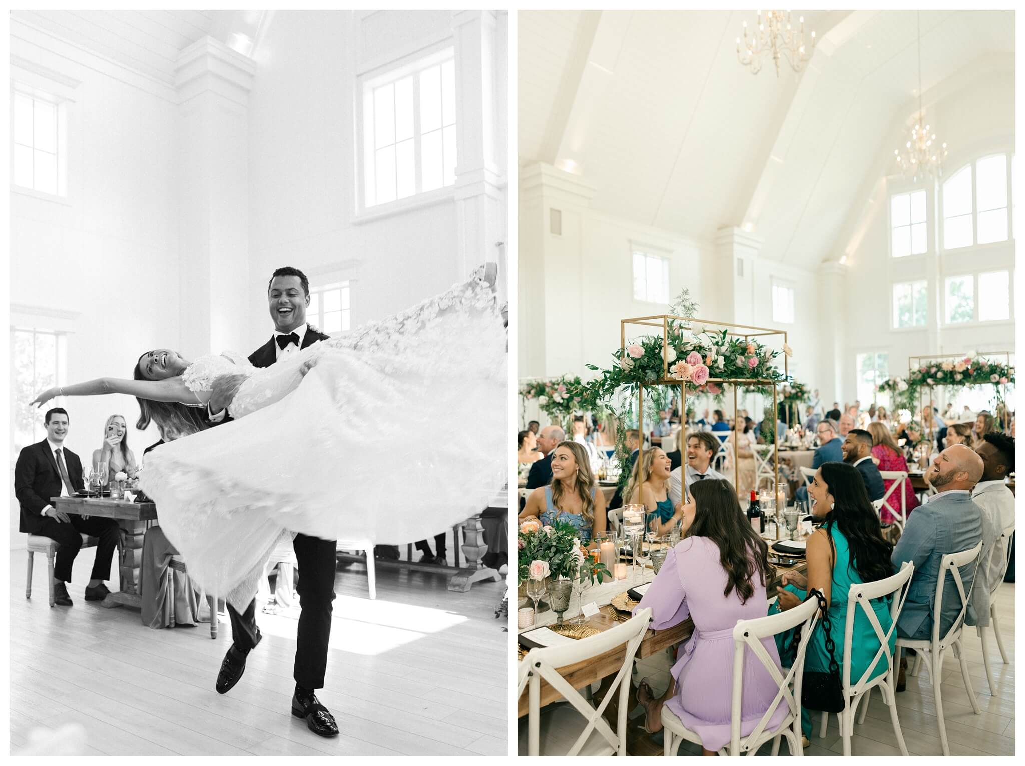 gorgeous white barn wedding at etre farms near saint joseph michigan by josh and andrea photography