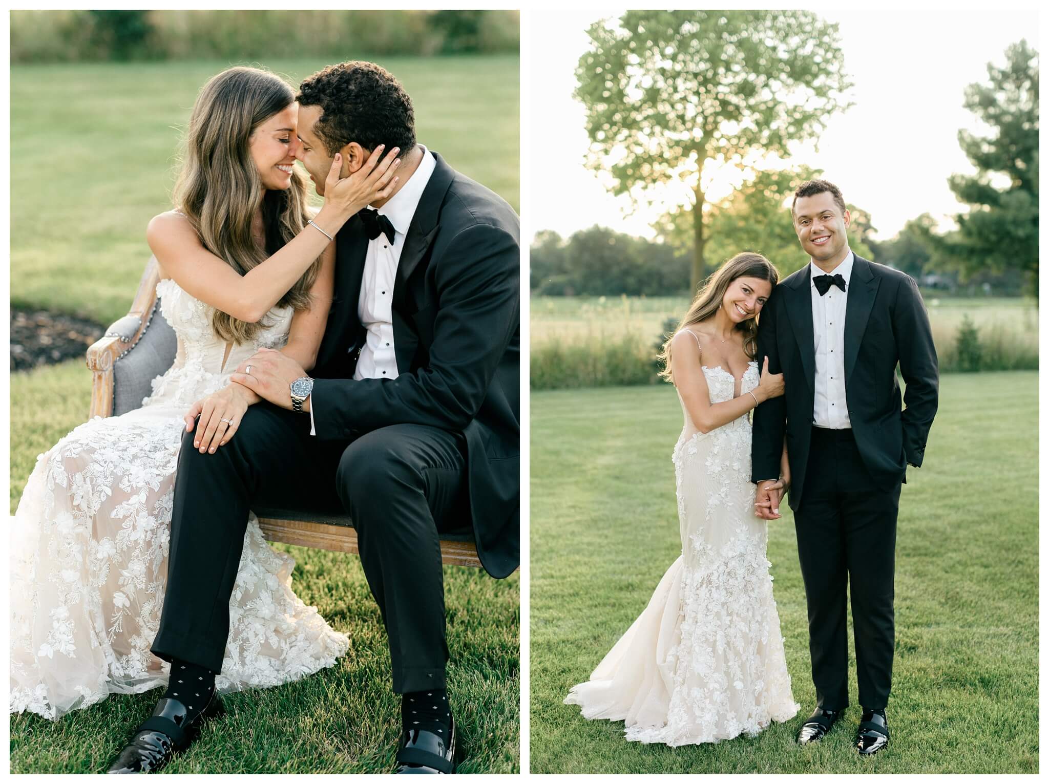 gorgeous white barn wedding at etre farms near saint joseph michigan by josh and andrea photography