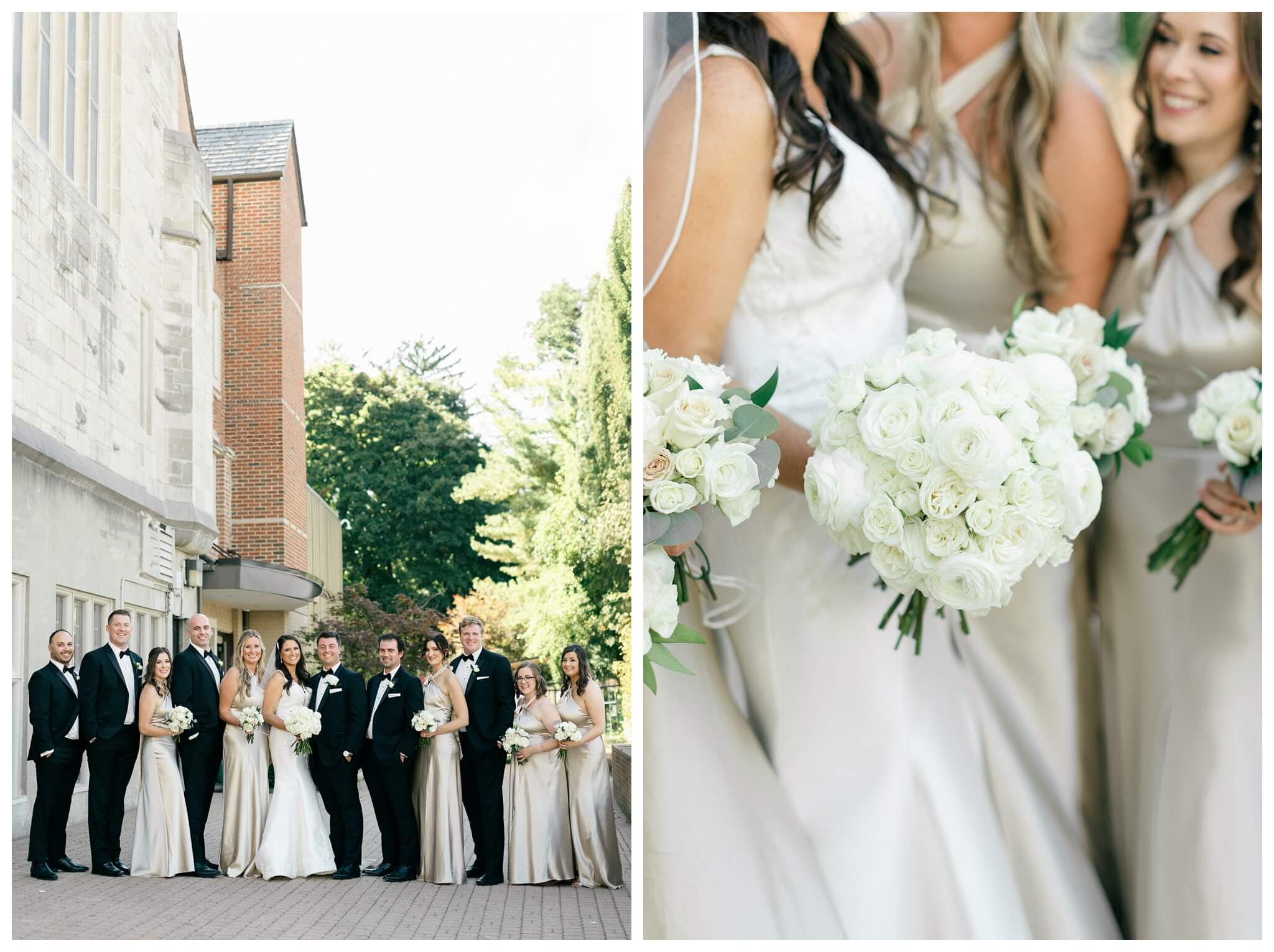 elegant refined hotel wedding at the Daxton hotel in birmingham michigan by josh and andrea photography