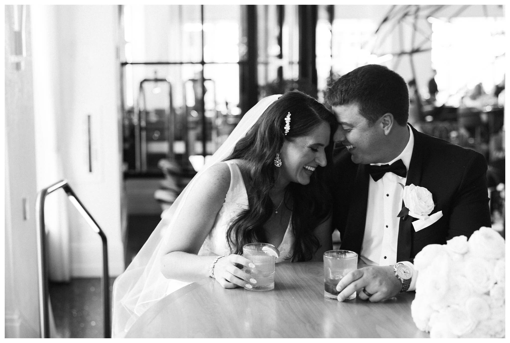 elegant refined hotel wedding at the Daxton hotel in birmingham michigan by josh and andrea photography