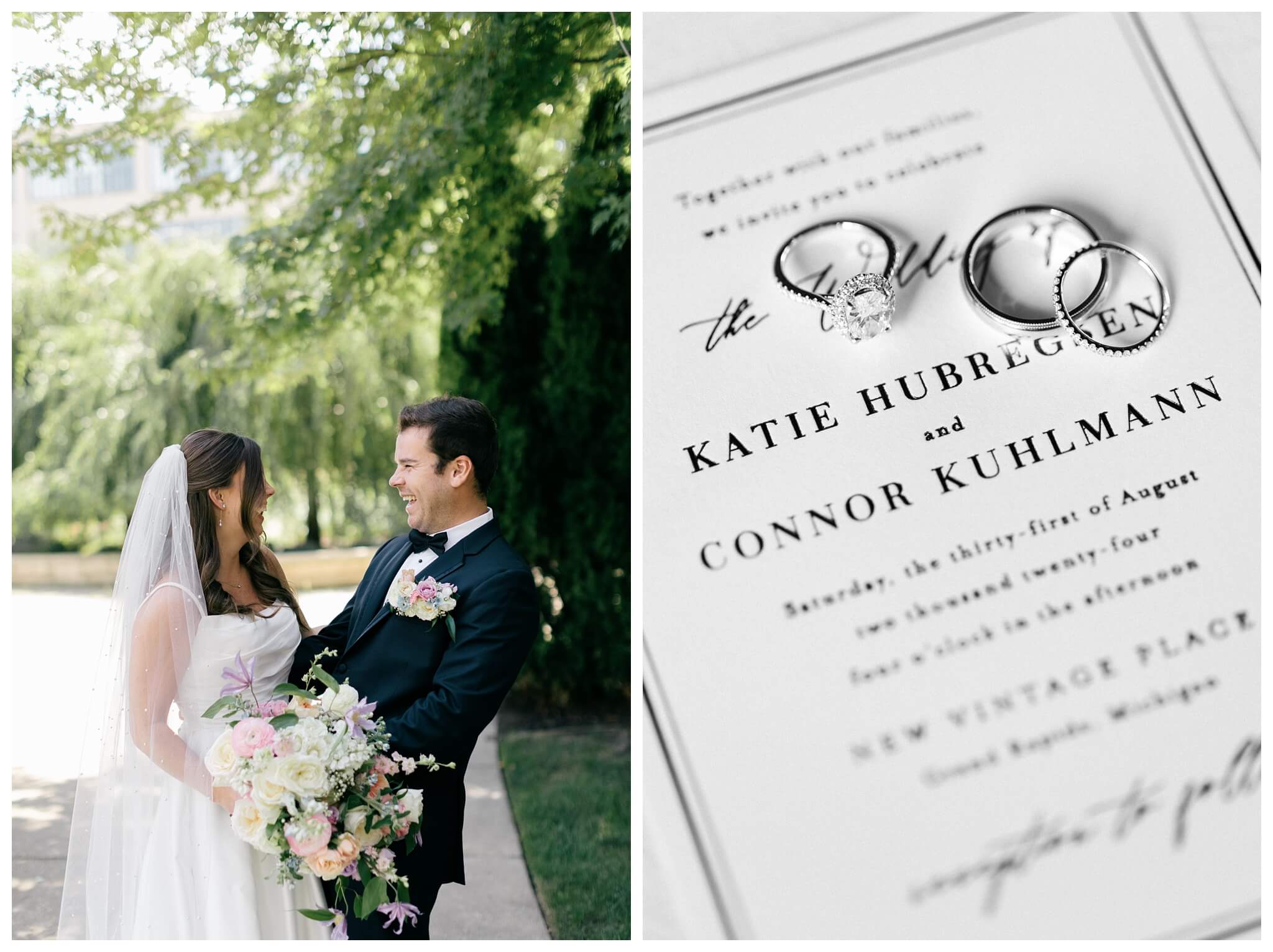 timeless joyful downtown wedding in grand rapids michigan at new vintage place and grand rapids art museum by josh and andrea photography