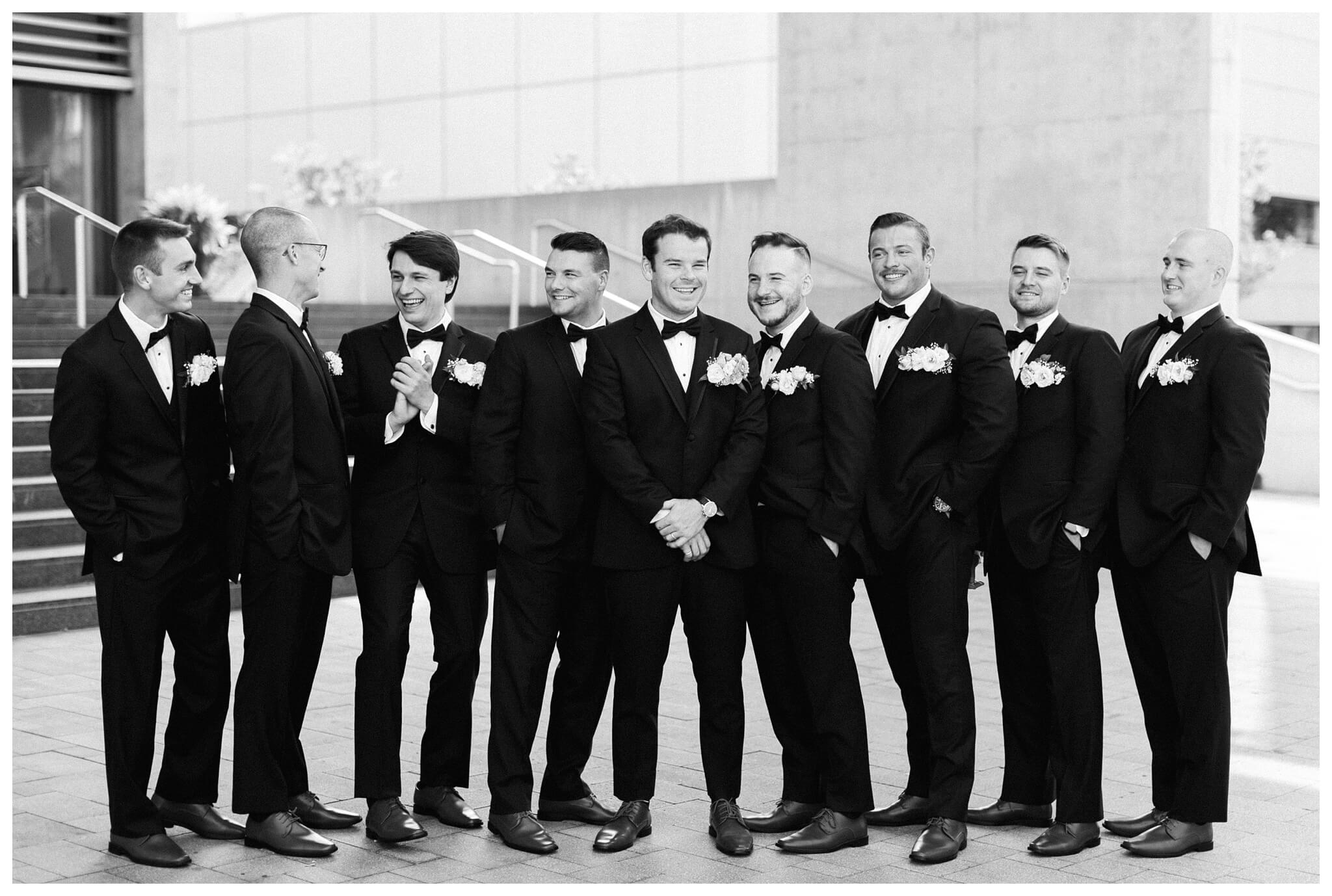 timeless joyful downtown wedding in grand rapids michigan at new vintage place and grand rapids art museum by josh and andrea photography