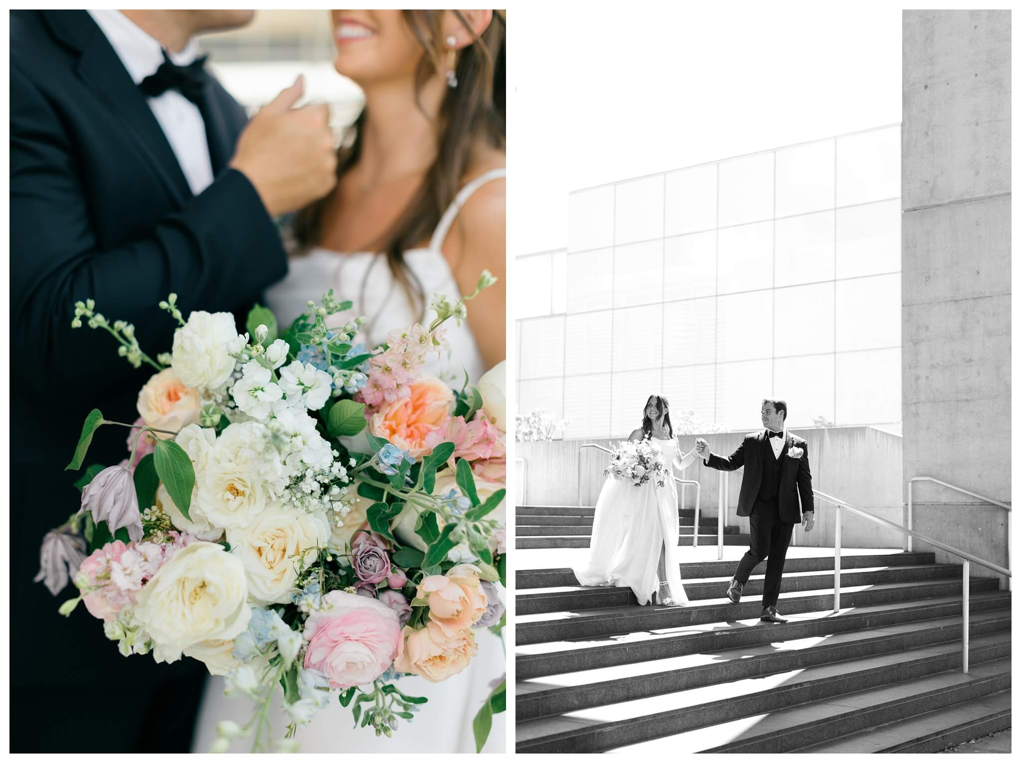 timeless joyful downtown wedding in grand rapids michigan at new vintage place and grand rapids art museum by josh and andrea photography