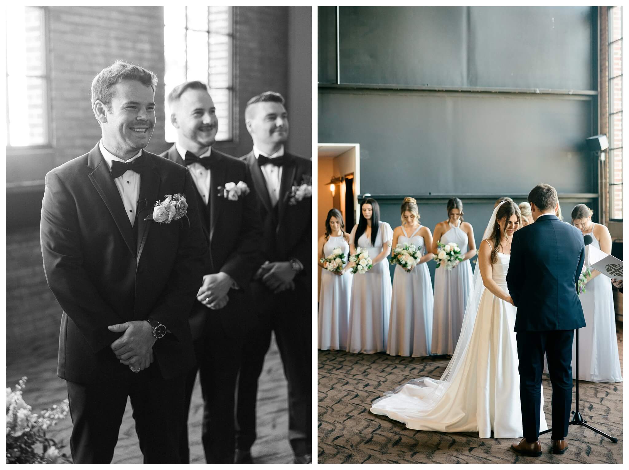 timeless joyful downtown wedding in grand rapids michigan at new vintage place and grand rapids art museum by josh and andrea photography