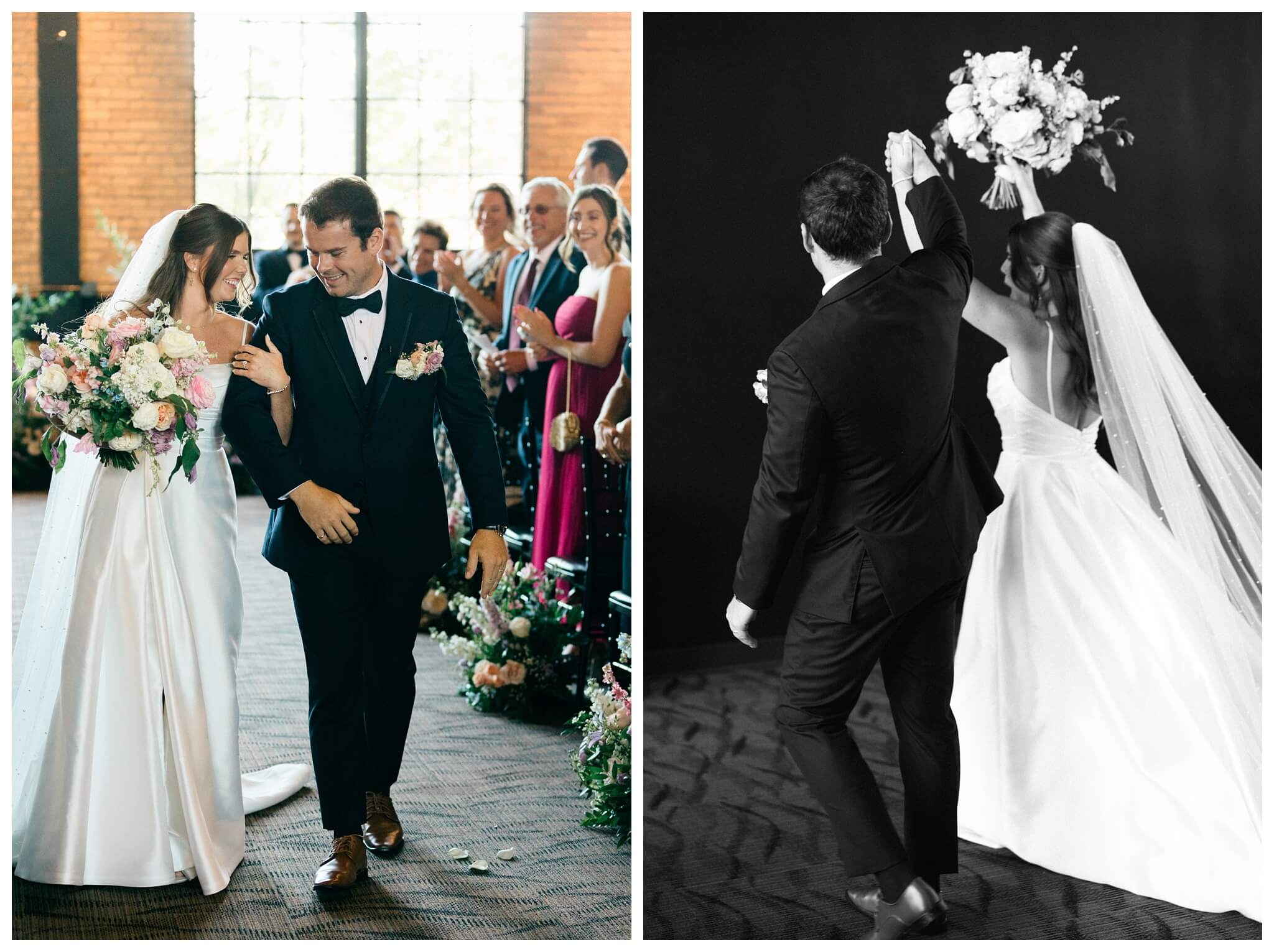 timeless joyful downtown wedding in grand rapids michigan at new vintage place and grand rapids art museum by josh and andrea photography