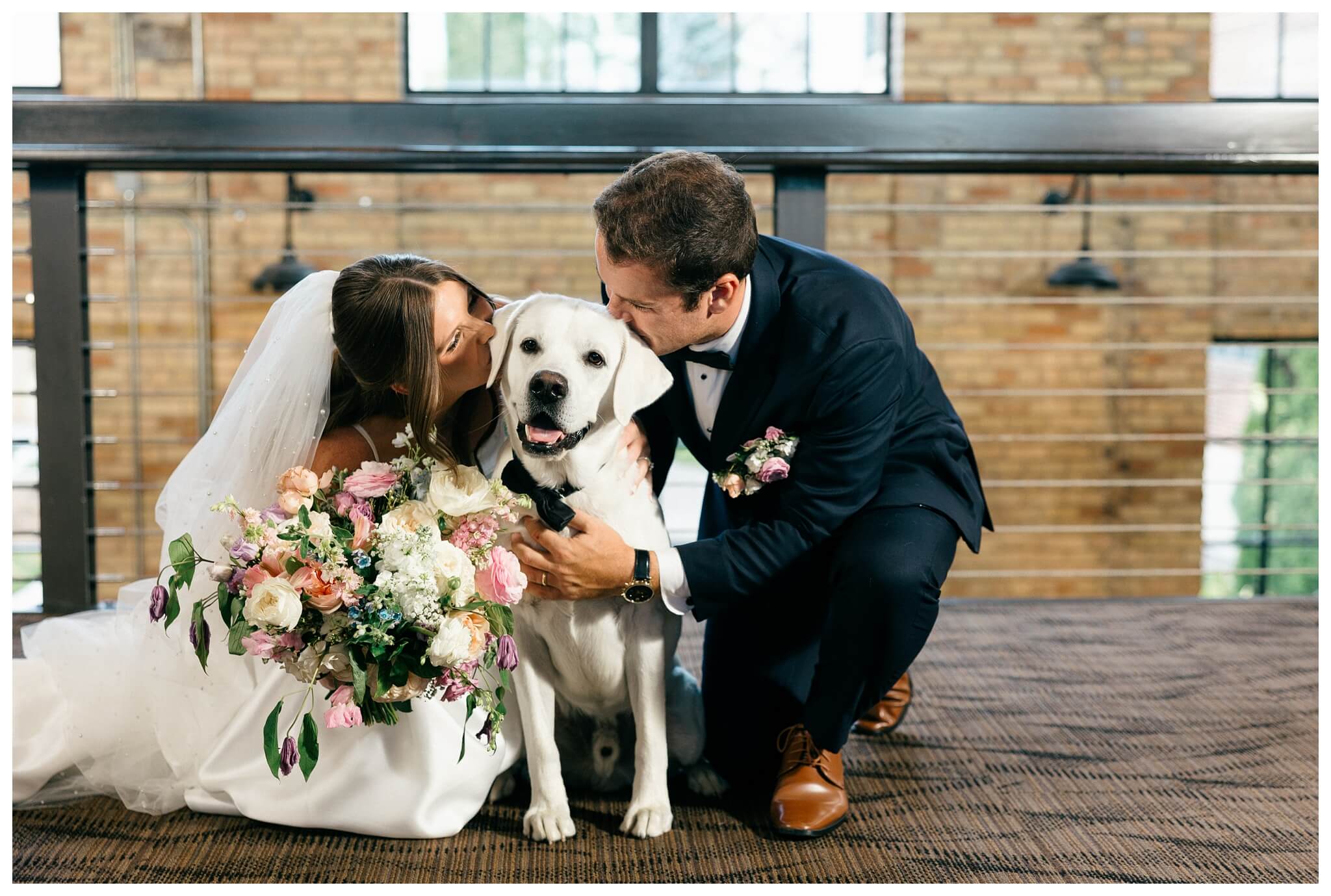 timeless joyful downtown wedding in grand rapids michigan at new vintage place and grand rapids art museum by josh and andrea photography