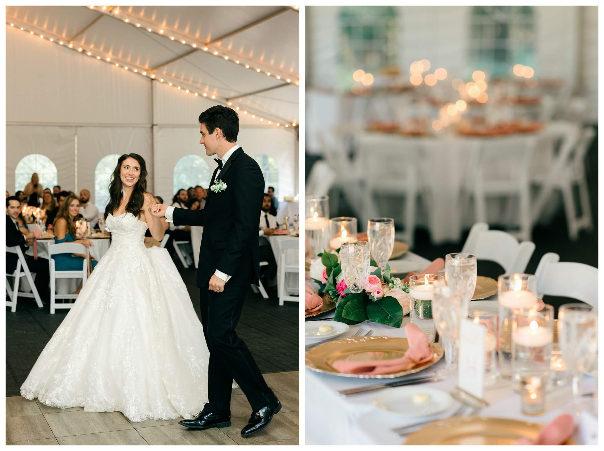 romantic white chapel wedding in niles michigan at morris estate with classic car by josh and andrea photography