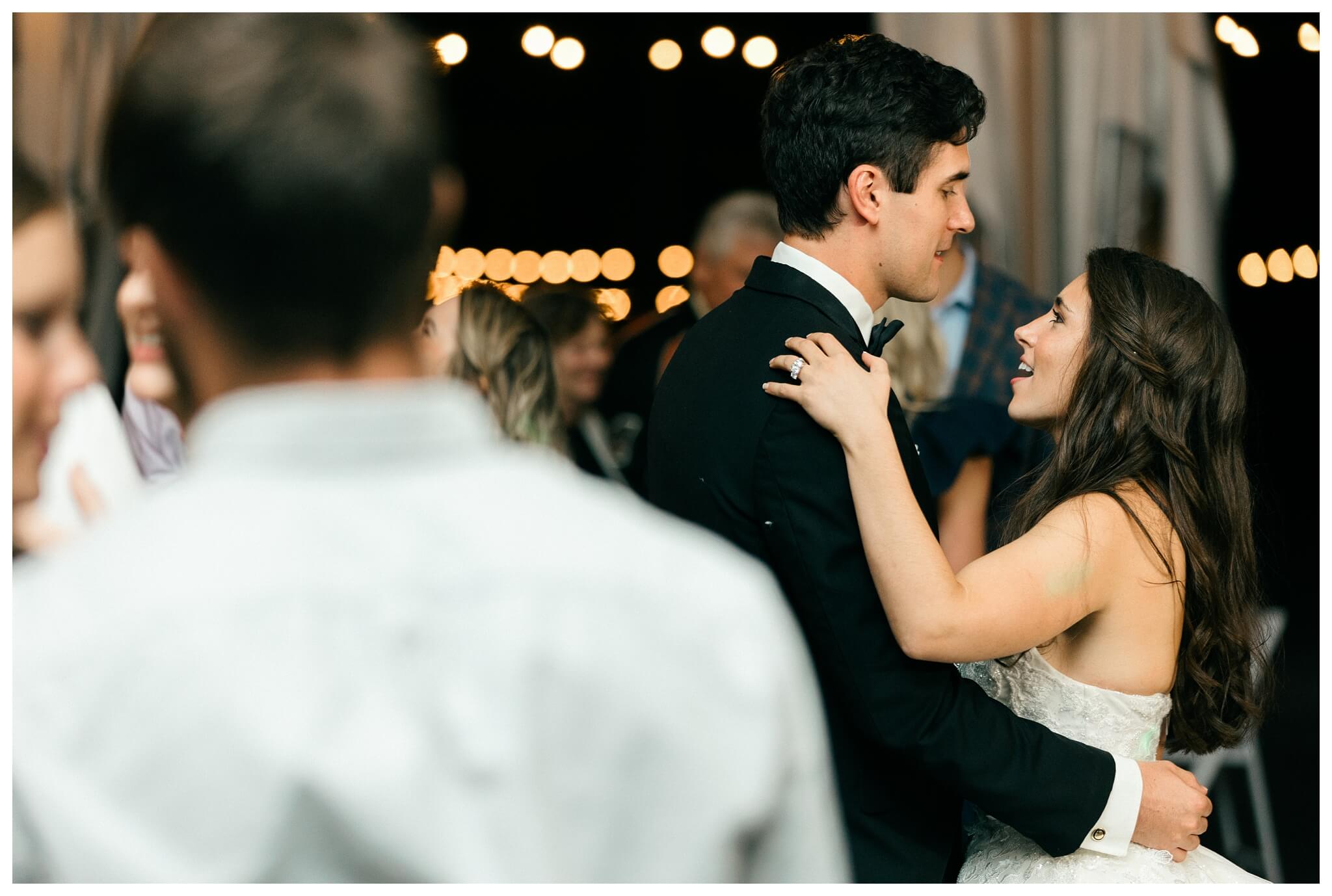 romantic white chapel wedding in niles michigan at morris estate with classic car by josh and andrea photography