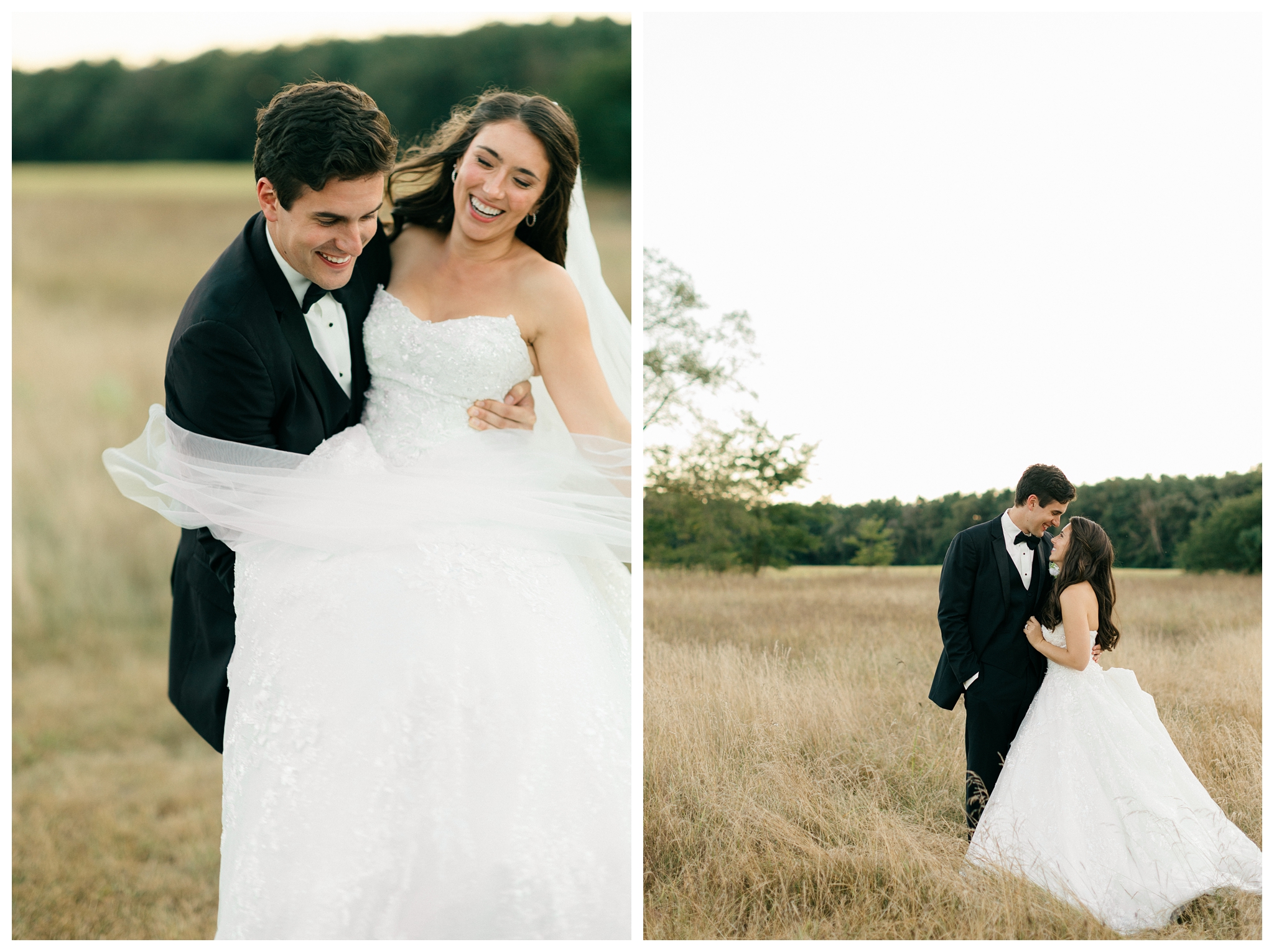 romantic white chapel wedding in niles michigan at morris estate with classic car by josh and andrea photography