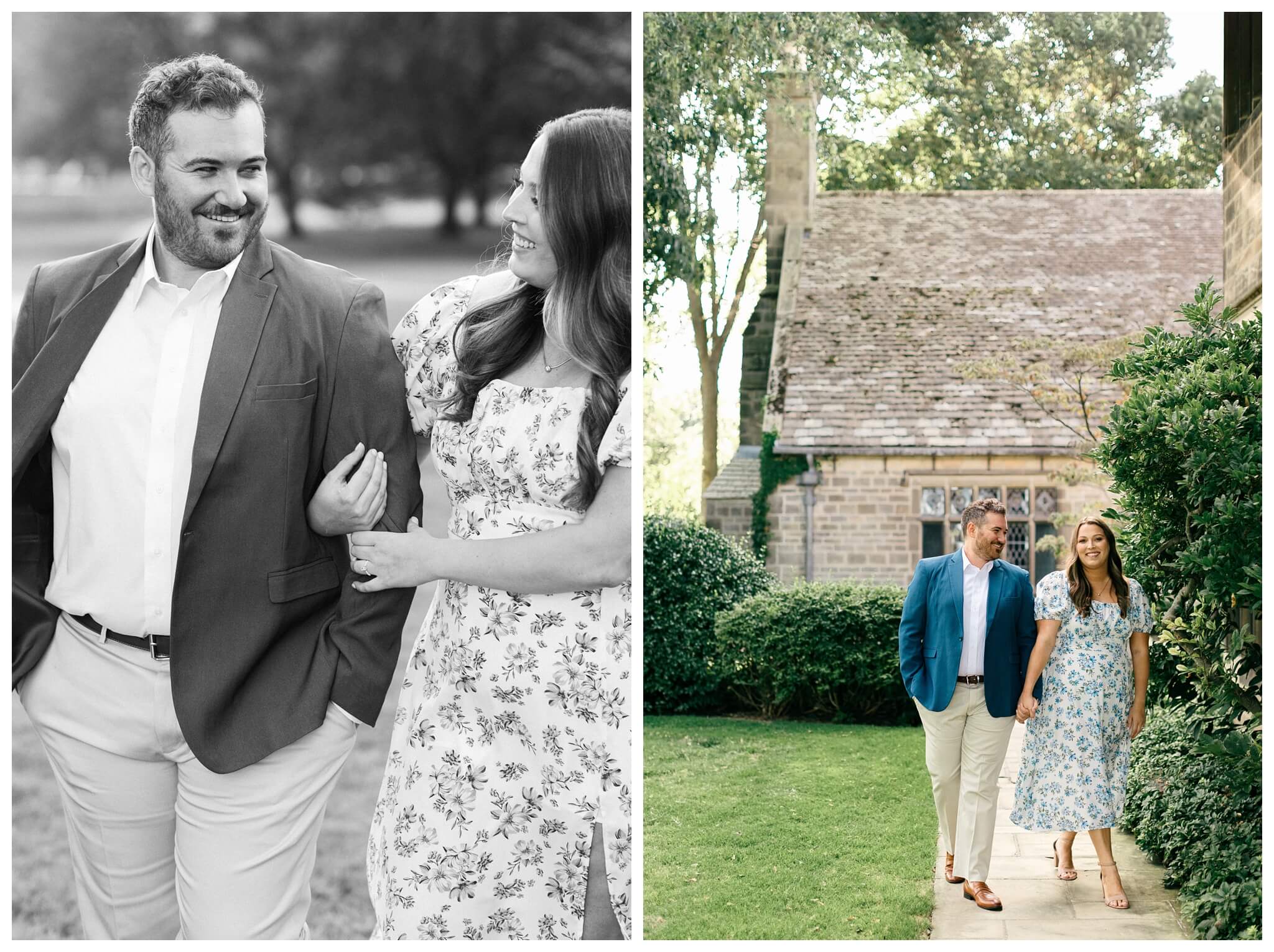 mansion estate engagement shoot at the Ford House and the Detroit Institute of Arts by Josh and Andrea Photography