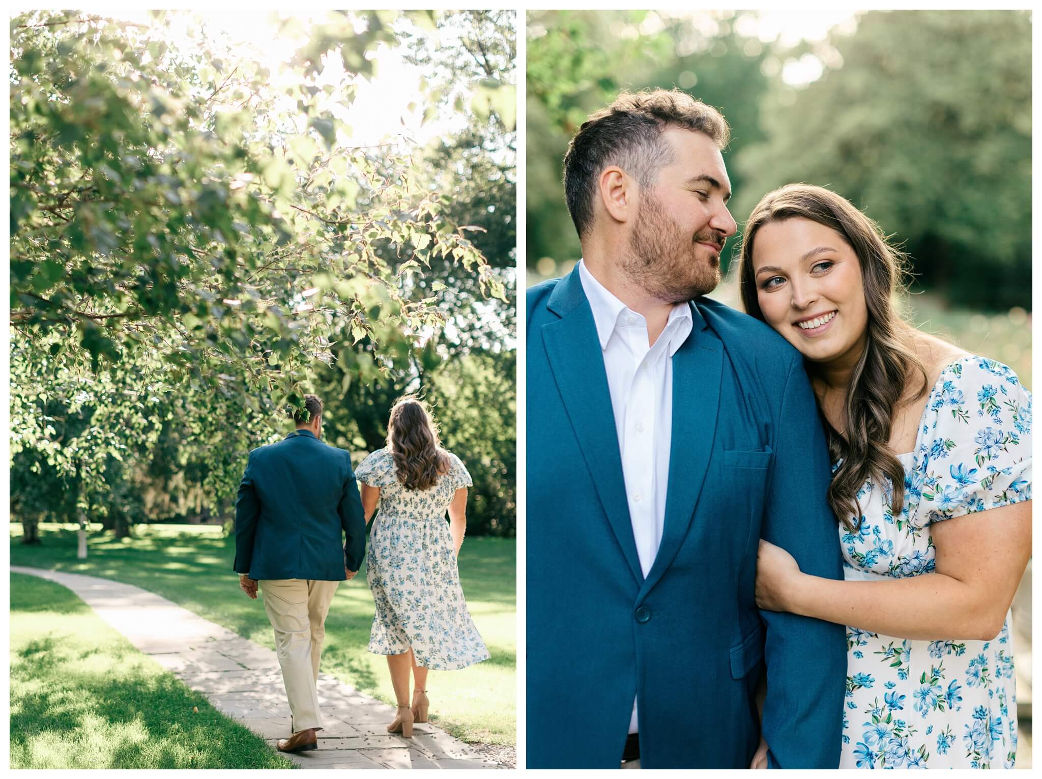 mansion estate engagement shoot at the Ford House and the Detroit Institute of Arts by Josh and Andrea Photography