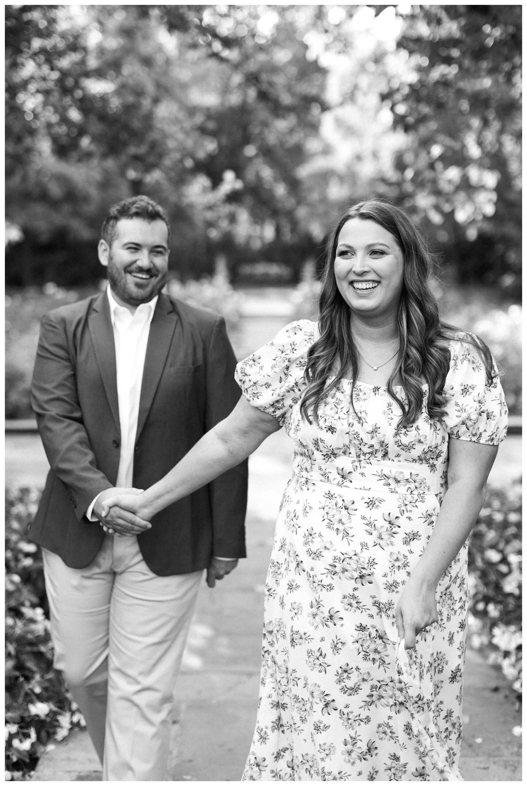 mansion estate engagement shoot at the Ford House and the Detroit Institute of Arts by Josh and Andrea Photography