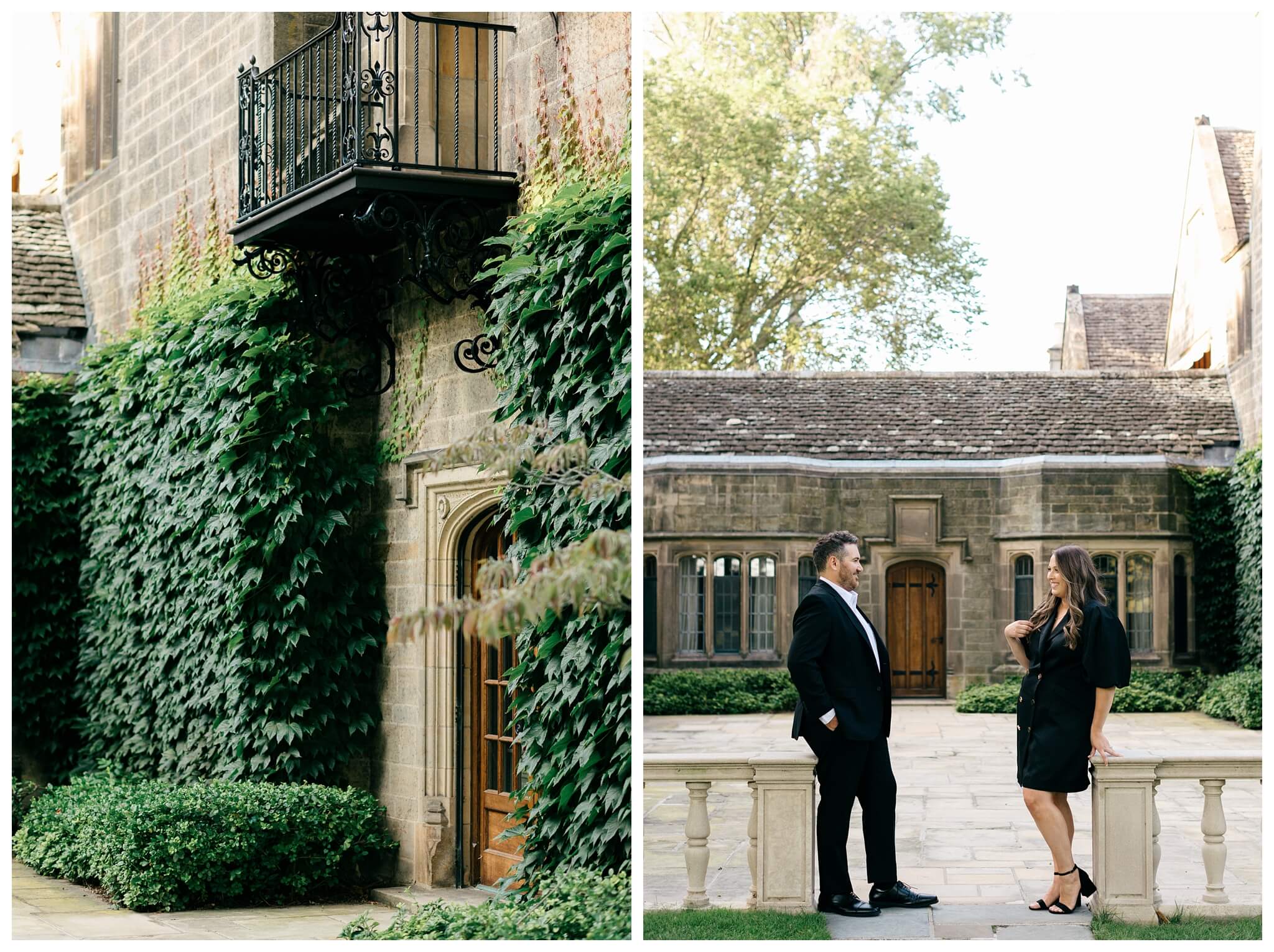 mansion estate engagement shoot at the Ford House and the Detroit Institute of Arts by Josh and Andrea Photography