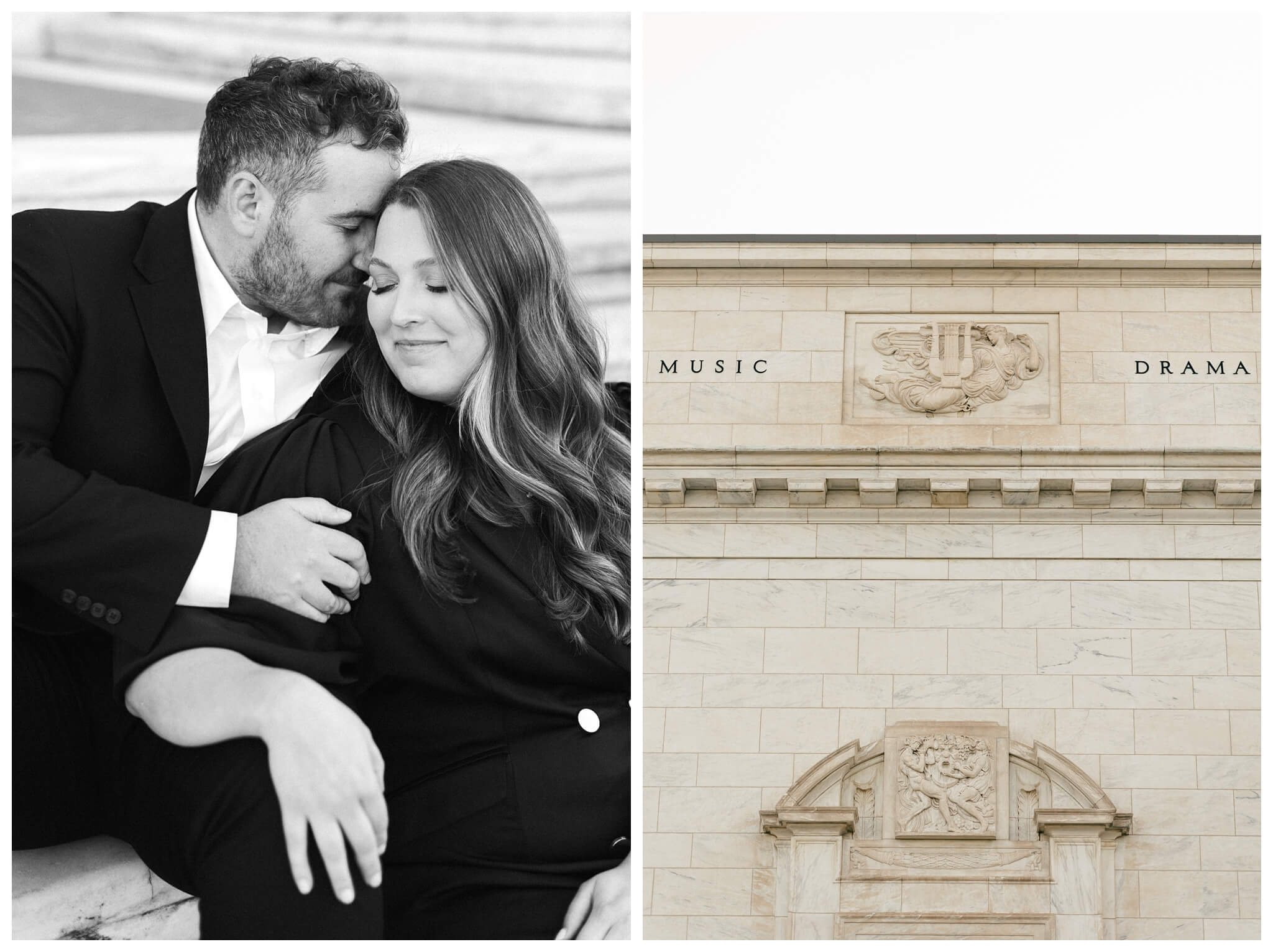 mansion estate engagement shoot at the Ford House and the Detroit Institute of Arts by Josh and Andrea Photography