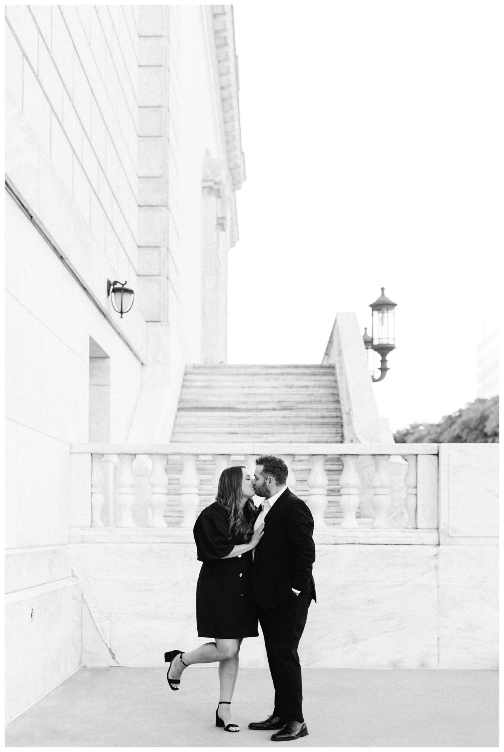 mansion estate engagement shoot at the Ford House and the Detroit Institute of Arts by Josh and Andrea Photography