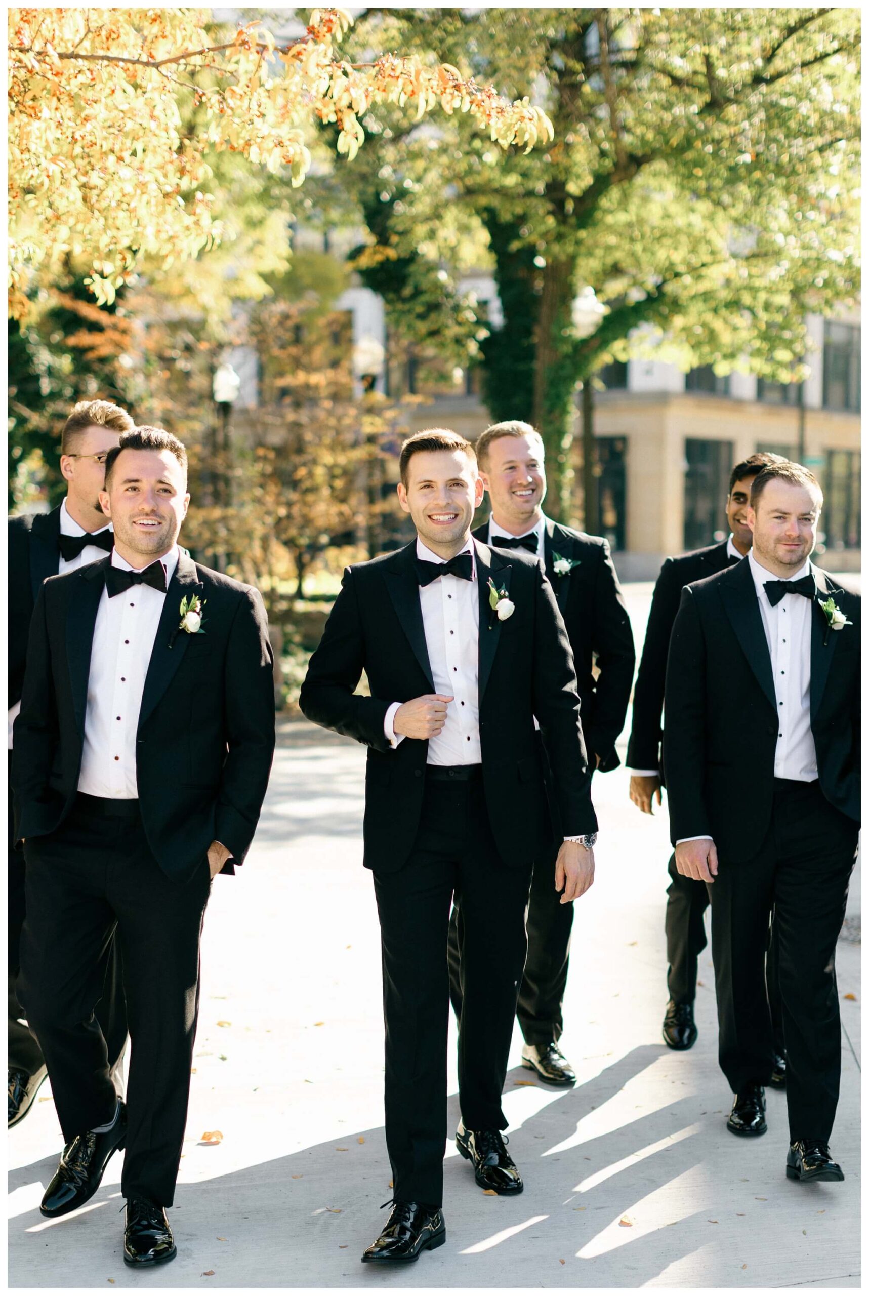 beautiful historic iconic black tie wedding in downtown detroit at the detroit athletic club by josh and andrea photography