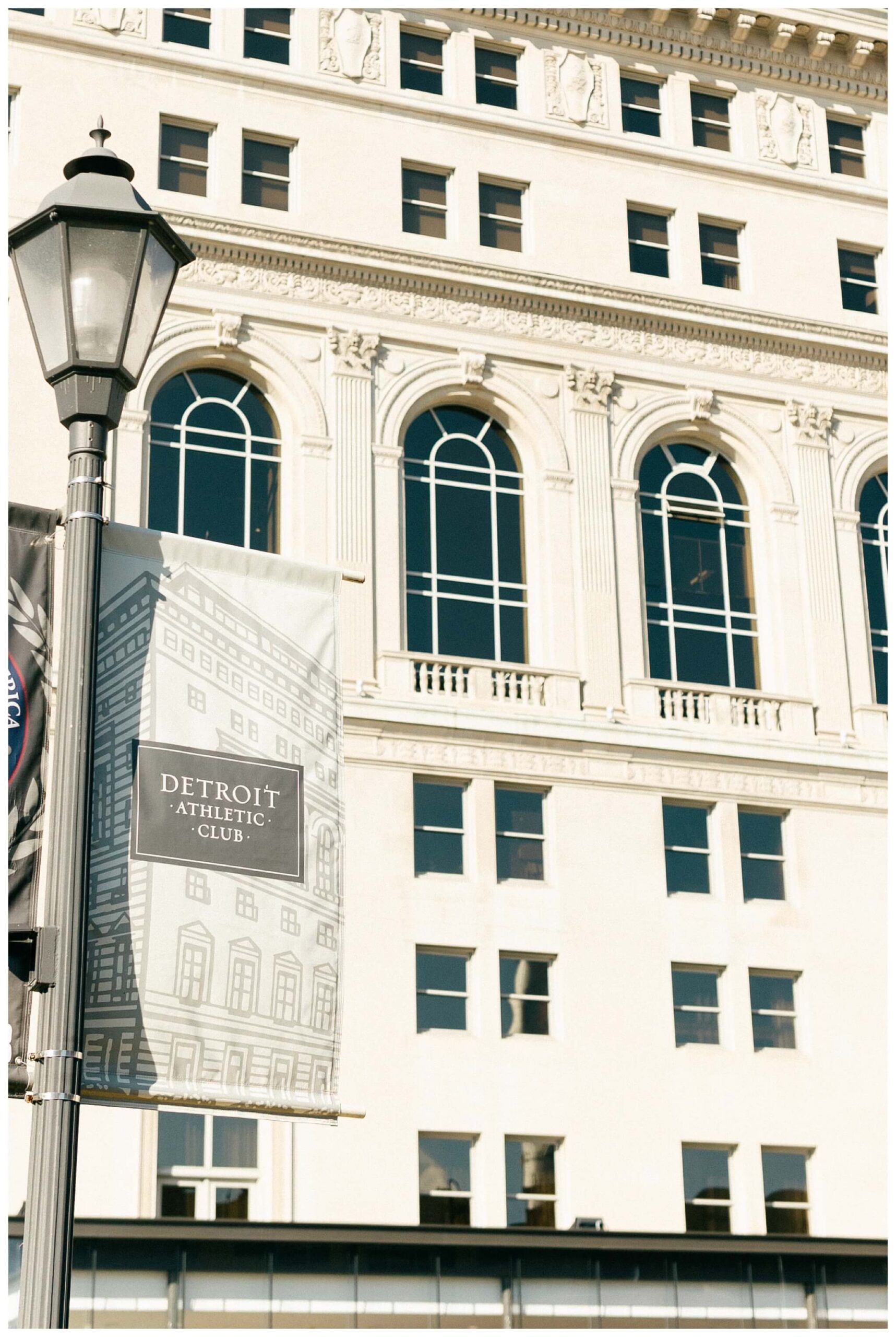 beautiful historic iconic black tie wedding in downtown detroit at the detroit athletic club by josh and andrea photography