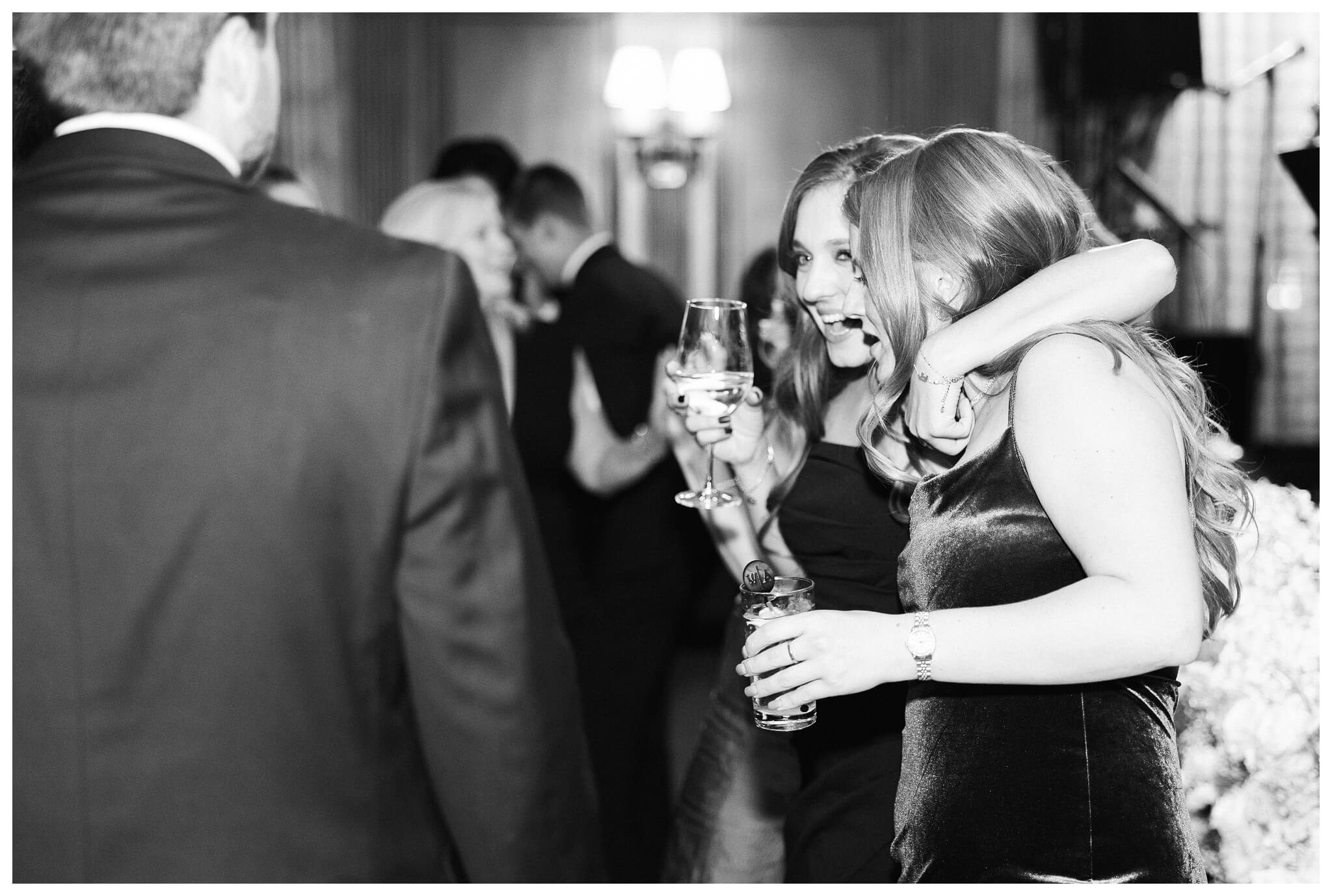 beautiful historic iconic black tie wedding in downtown detroit at the detroit athletic club by josh and andrea photography