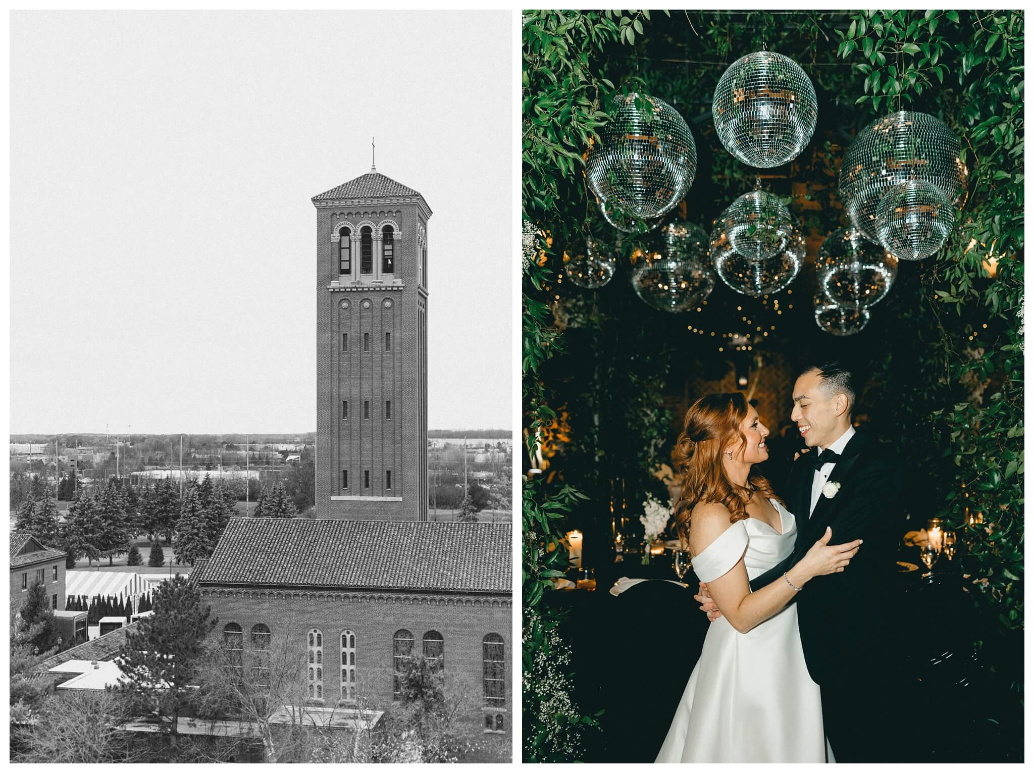 romantic timeless black tie wedding at saint johns resort near detroit michigan by josh and andrea photography 