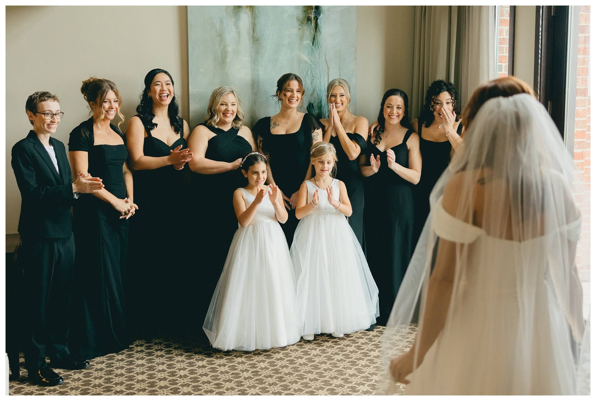 romantic timeless black tie wedding at saint johns resort near detroit michigan by josh and andrea photography 