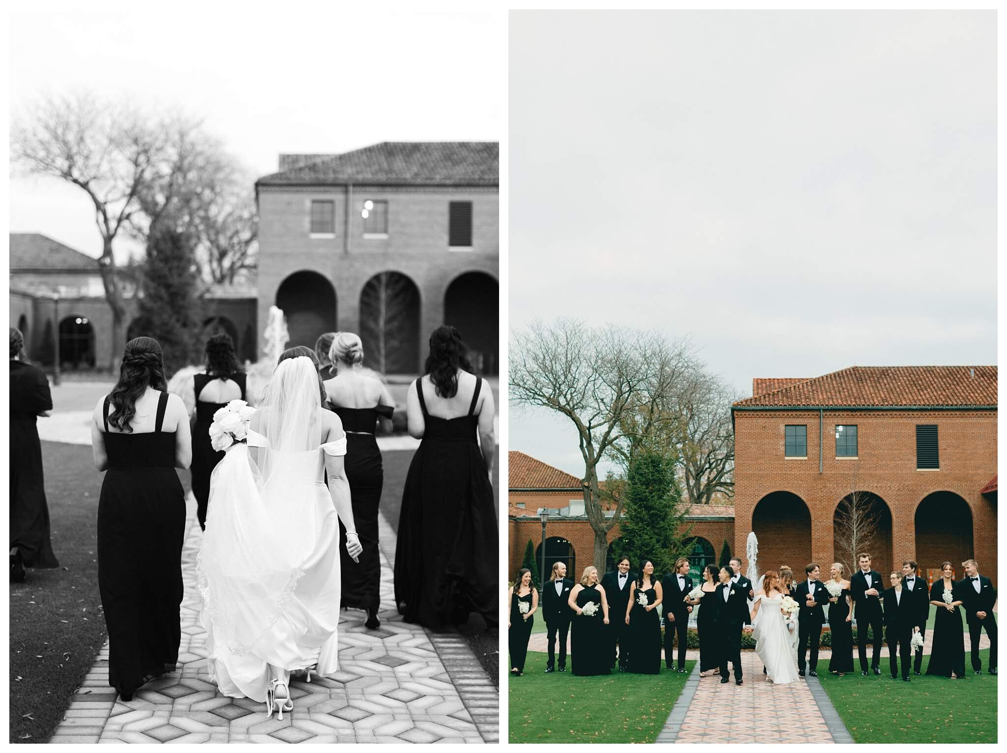 romantic timeless black tie wedding at saint johns resort near detroit michigan by josh and andrea photography 