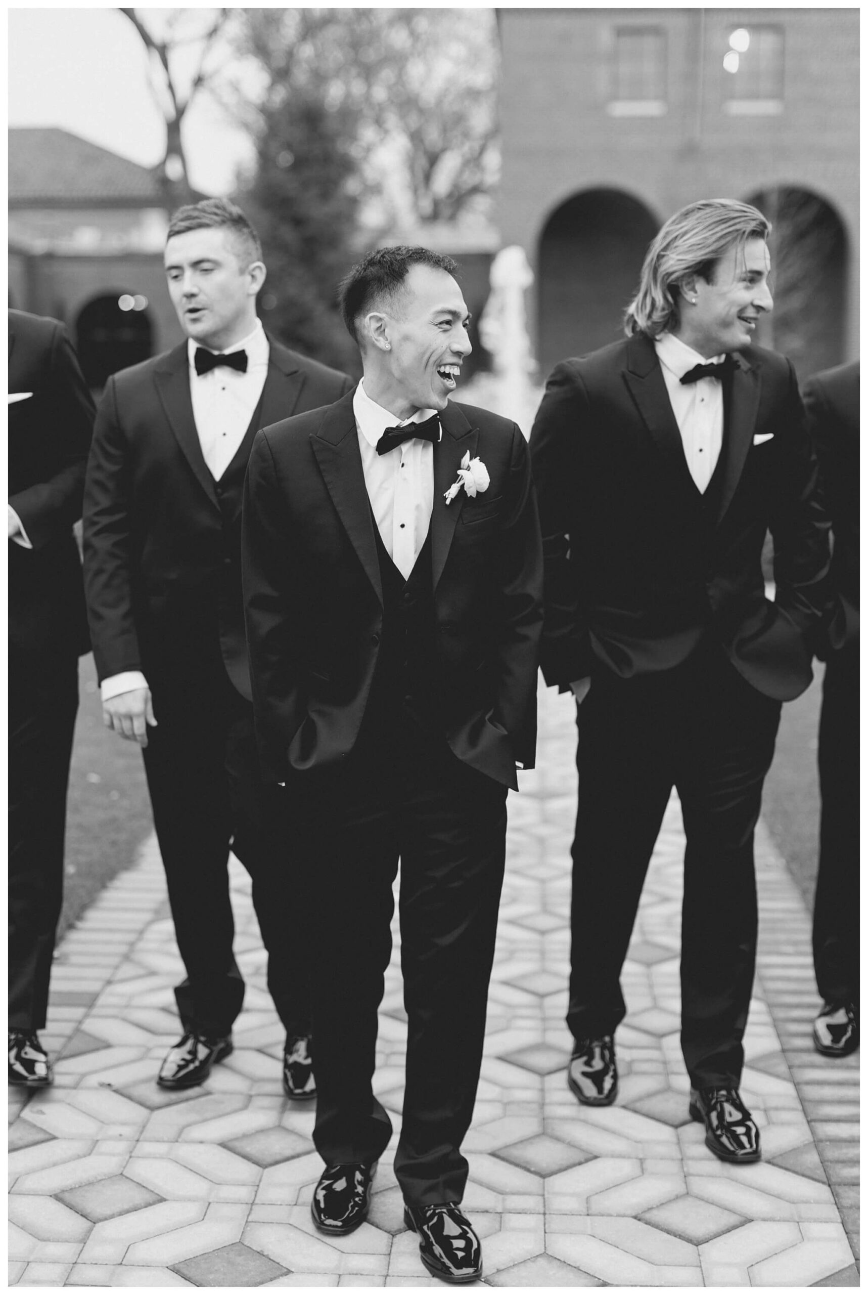 romantic timeless black tie wedding at saint johns resort near detroit michigan by josh and andrea photography 