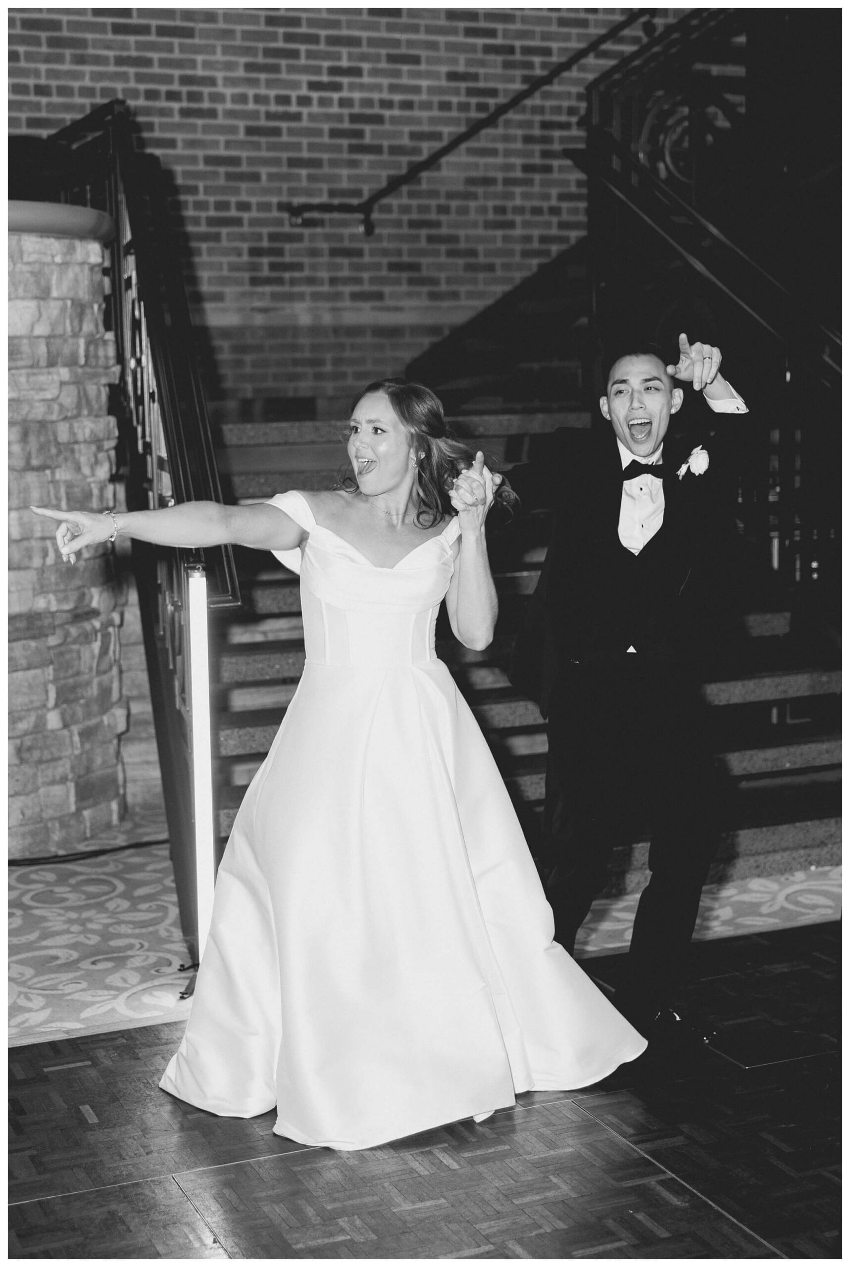 romantic timeless black tie wedding at saint johns resort near detroit michigan by josh and andrea photography 