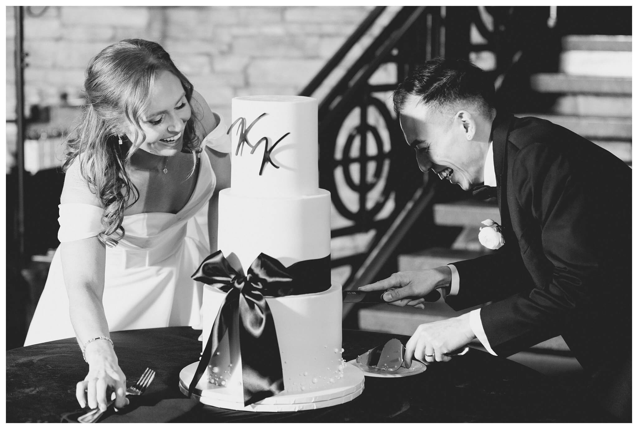 romantic timeless black tie wedding at saint johns resort near detroit michigan by josh and andrea photography 