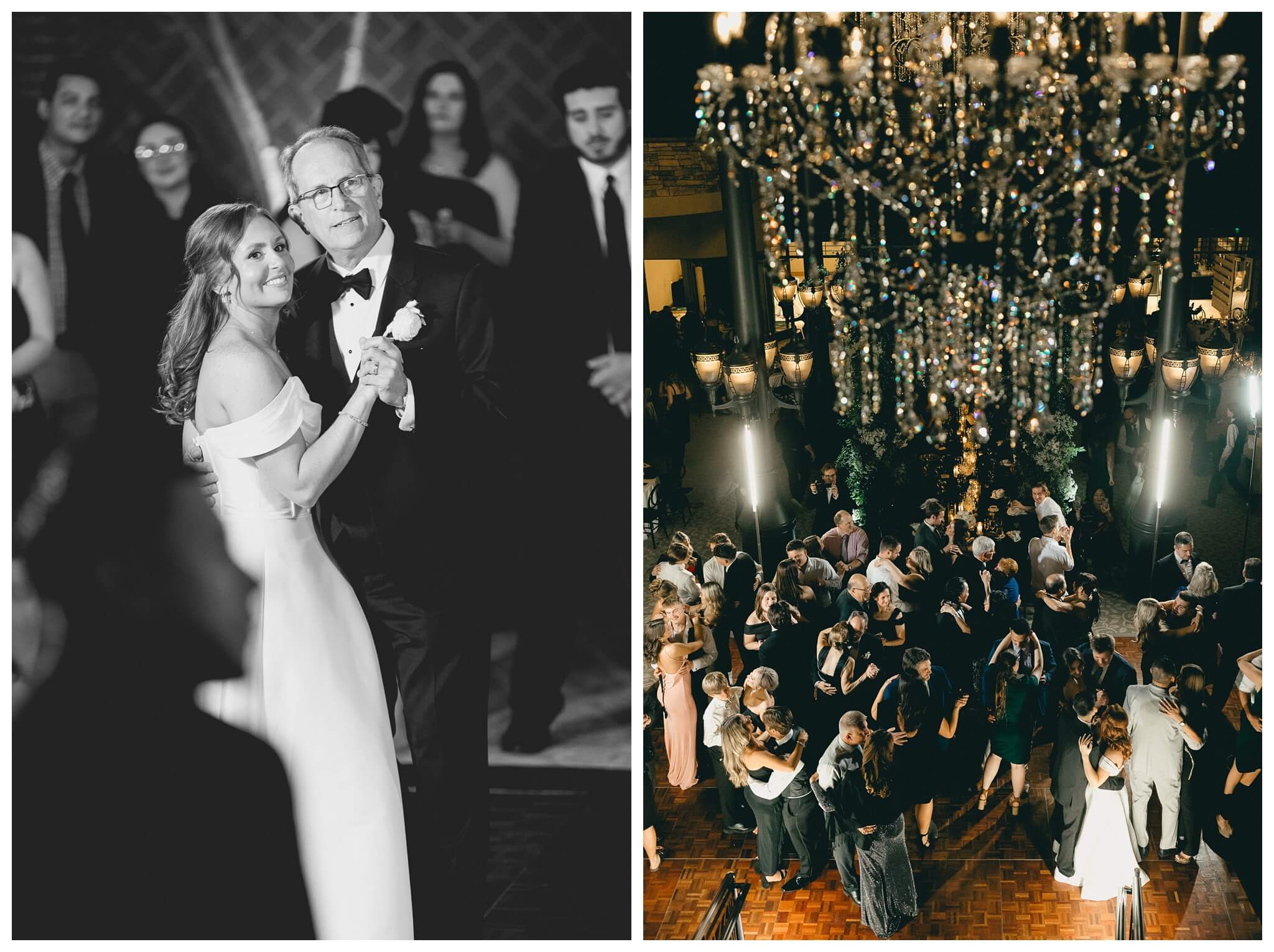 romantic timeless black tie wedding at saint johns resort near detroit michigan by josh and andrea photography 