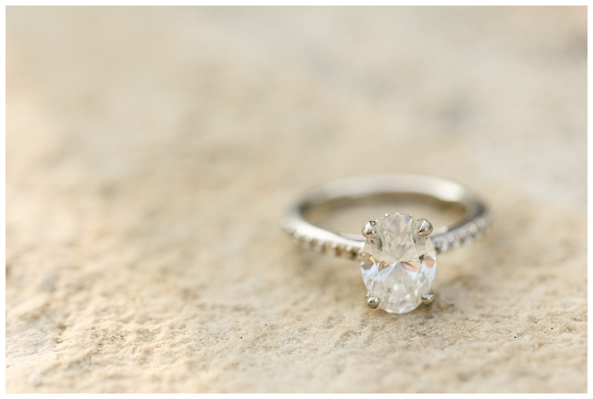 romantic beach engagement shoot at hope college at lake michigan by josh and andrea photography