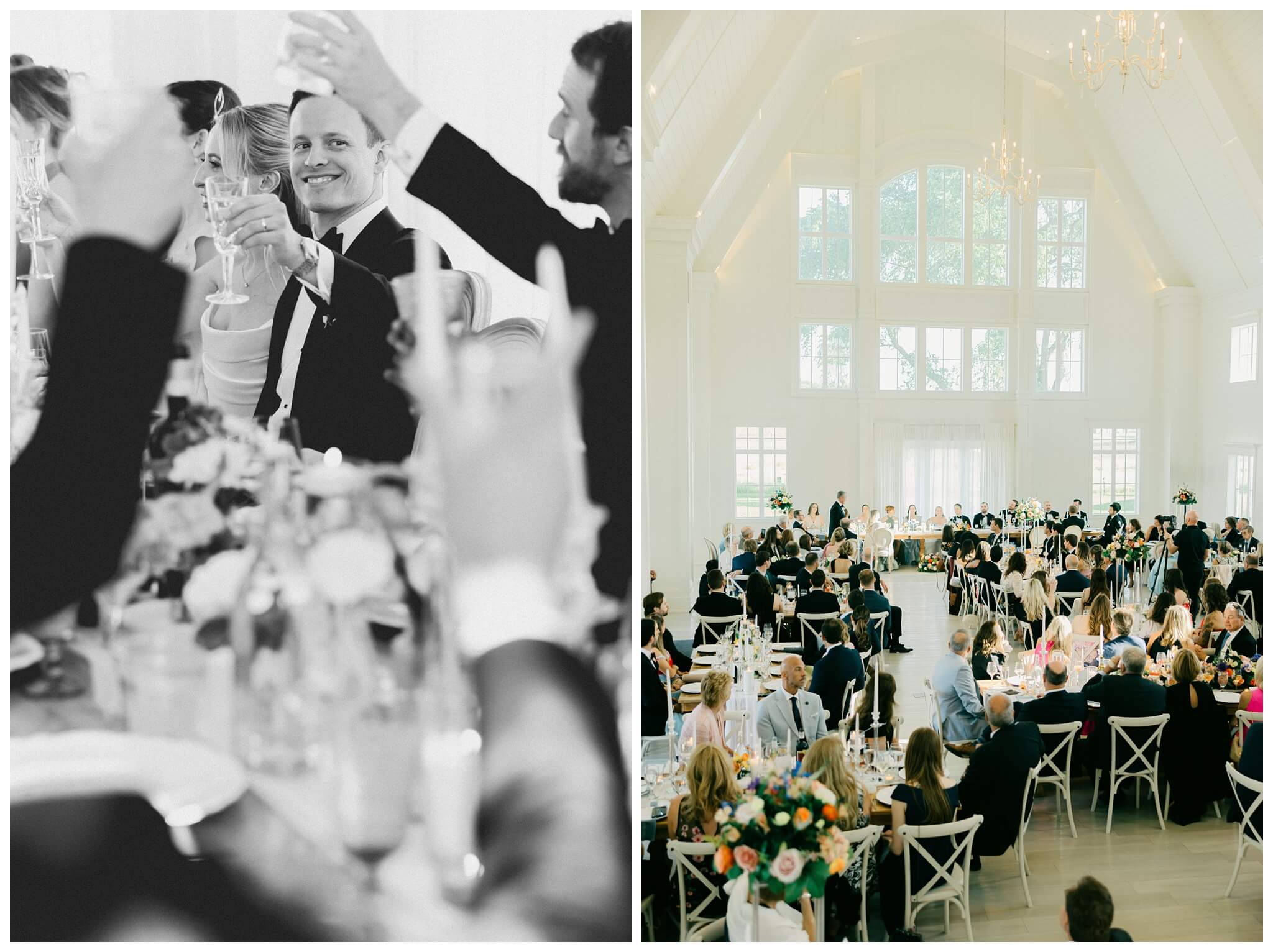 colorful white barn wedding at etre farms by lake michigan near saint joseph michigan by josh and andrea photography 