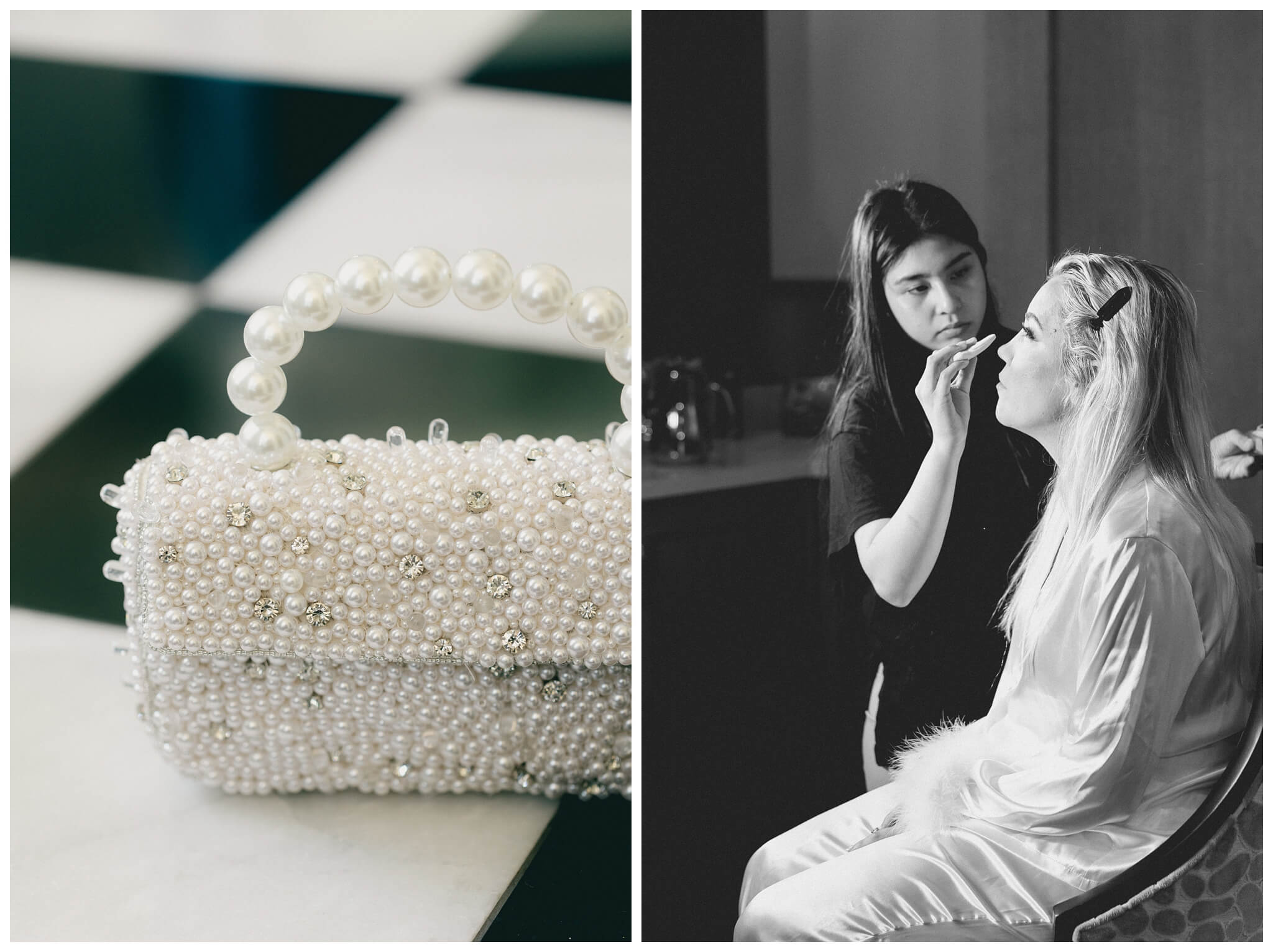 iconic beautiful black and white wedding at shepherd's hollow near detroit michigan by josh and andrea photography 