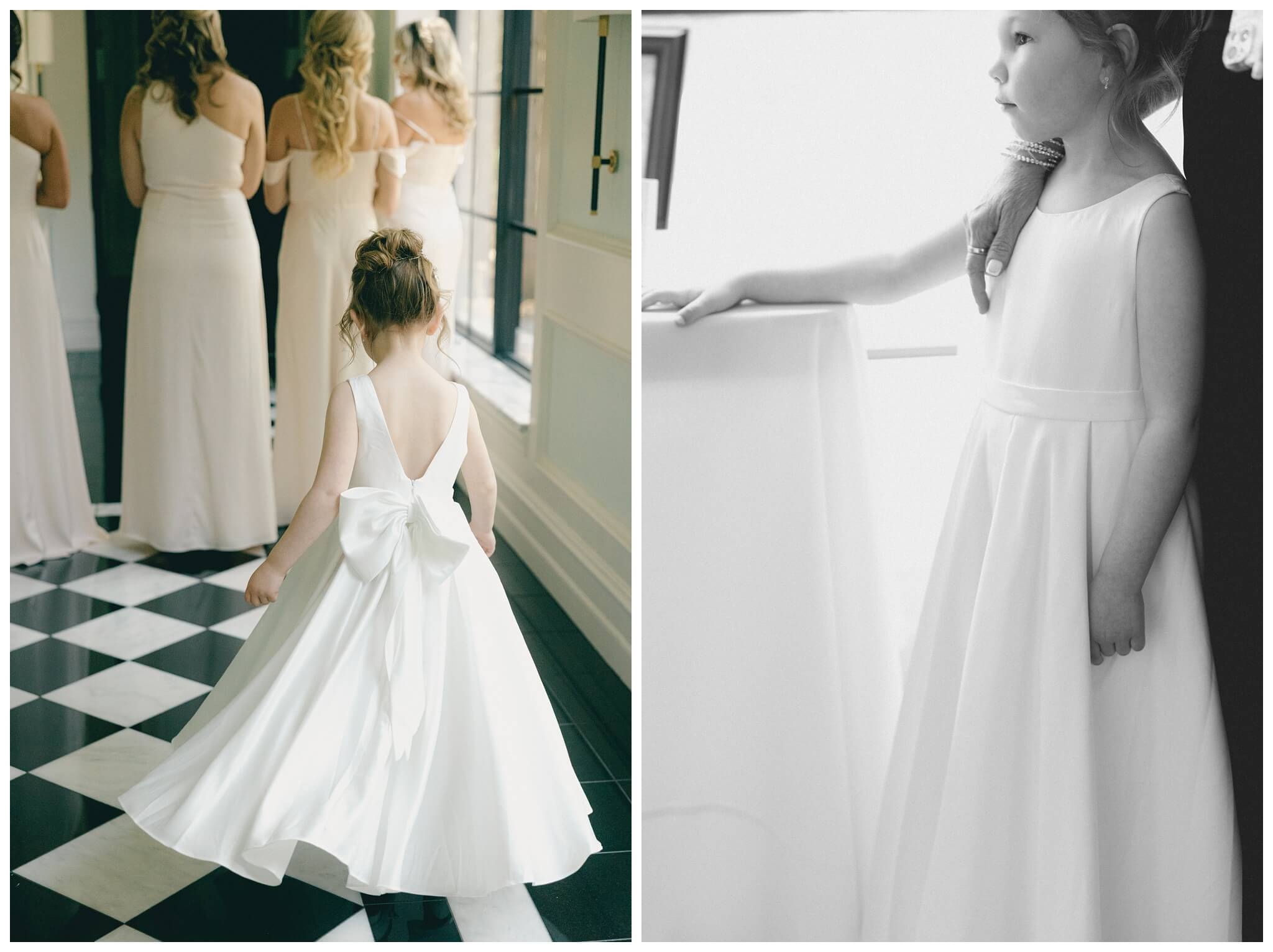 iconic beautiful black and white wedding at shepherd's hollow near detroit michigan by josh and andrea photography 