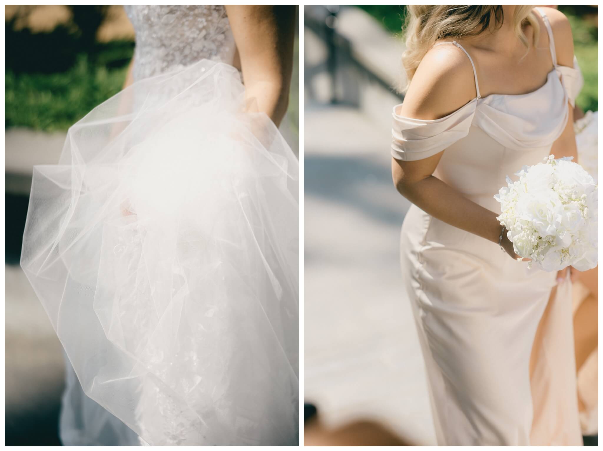 iconic beautiful black and white wedding at shepherd's hollow near detroit michigan by josh and andrea photography 