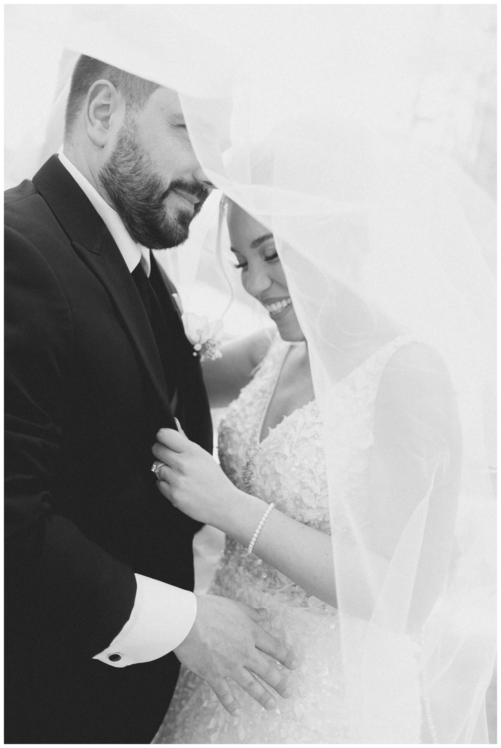 iconic beautiful black and white wedding at shepherd's hollow near detroit michigan by josh and andrea photography 