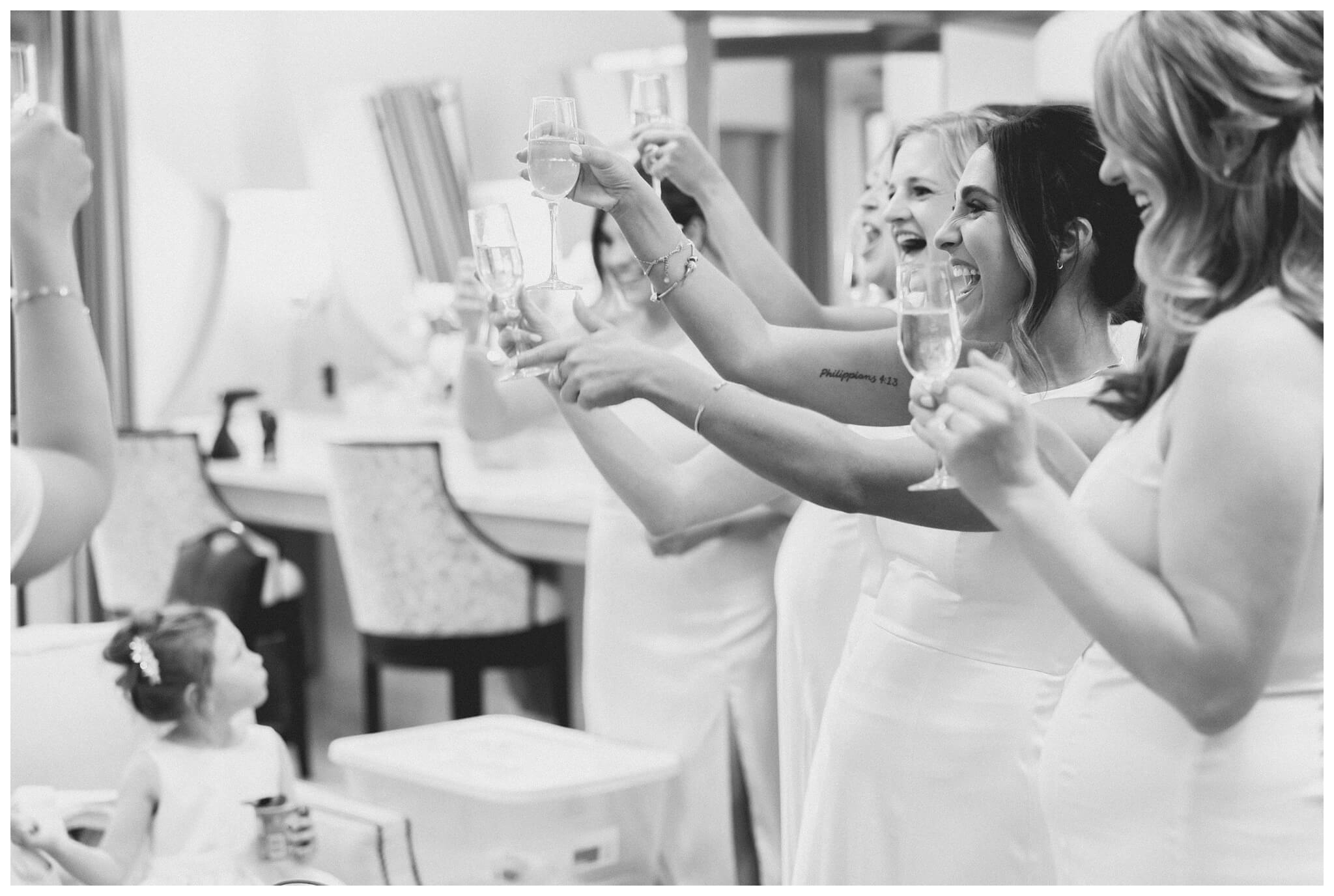 iconic beautiful black and white wedding at shepherd's hollow near detroit michigan by josh and andrea photography 