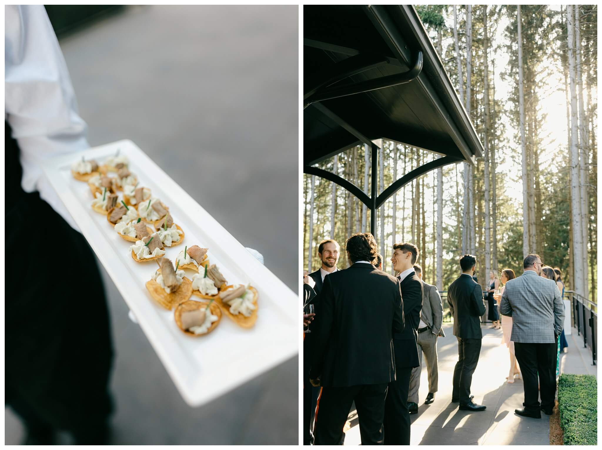 iconic beautiful black and white wedding at shepherd's hollow near detroit michigan by josh and andrea photography 