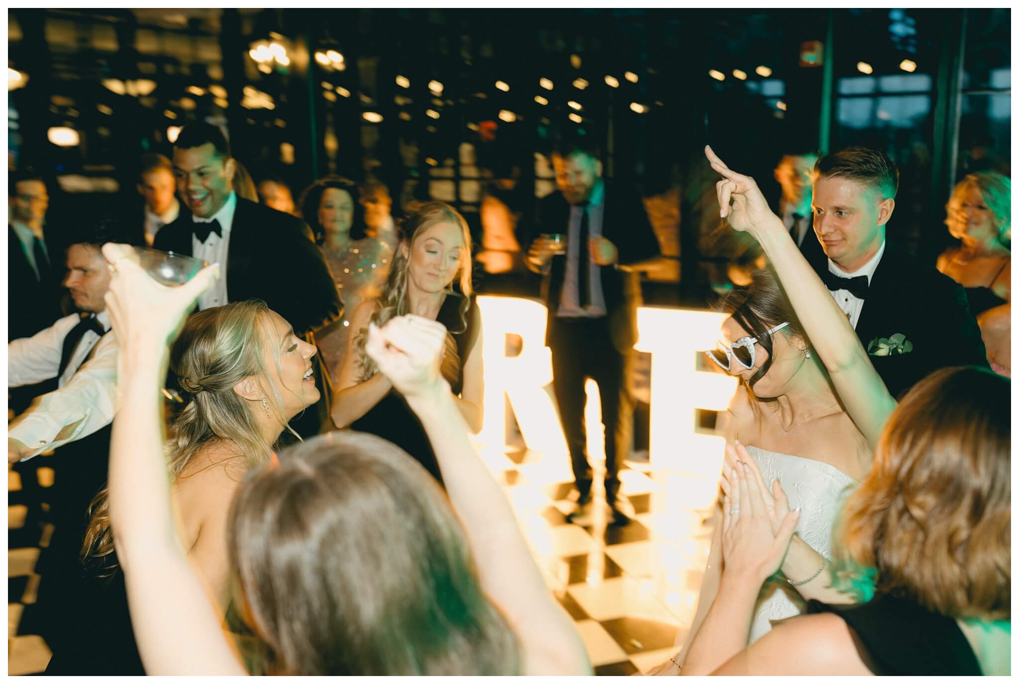 stunning black tie forest wedding with rolls royce vintage car at shepherds hollow near detroit michigan by josh and andrea photography