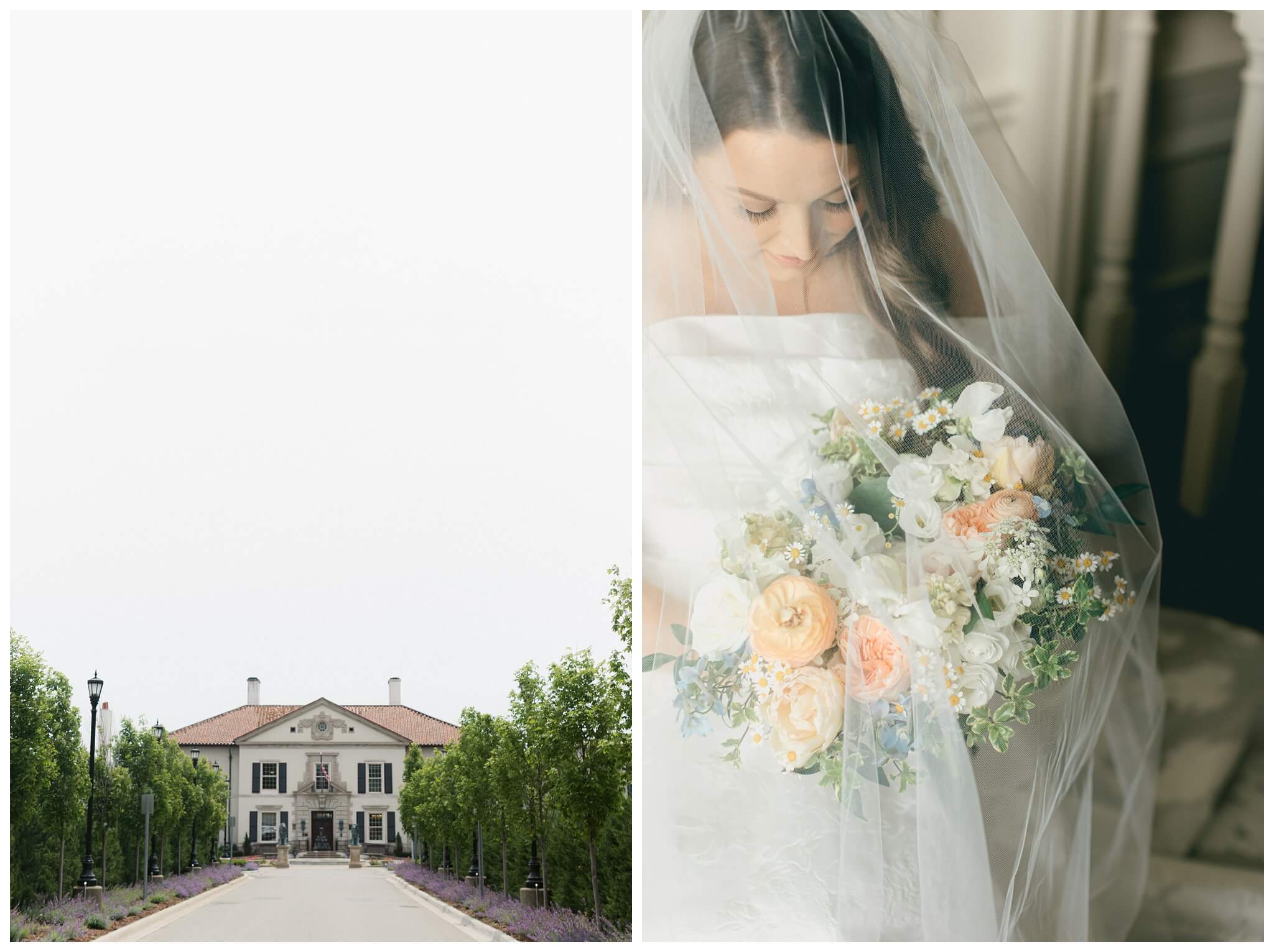 romantic beautiful mansion wedding photos at the war memorial in grosse pointe michigan by fear no more events and josh and andrea photography