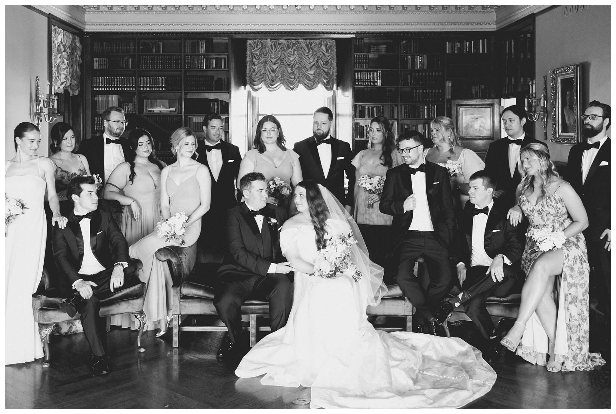 romantic beautiful mansion wedding photos at the war memorial in grosse pointe michigan by fear no more events and josh and andrea photography