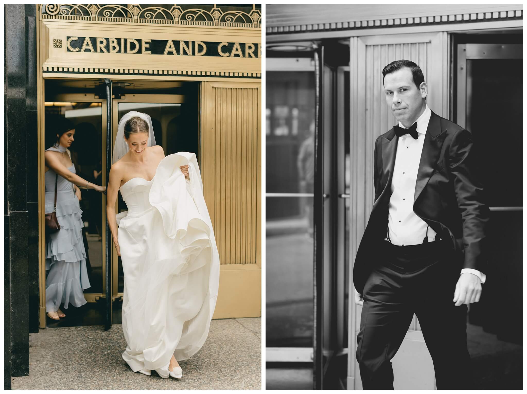 iconic black tie wedding at the pendry the dalcy grant park in downtown chicago with amelia cole events by josh and andrea photography 