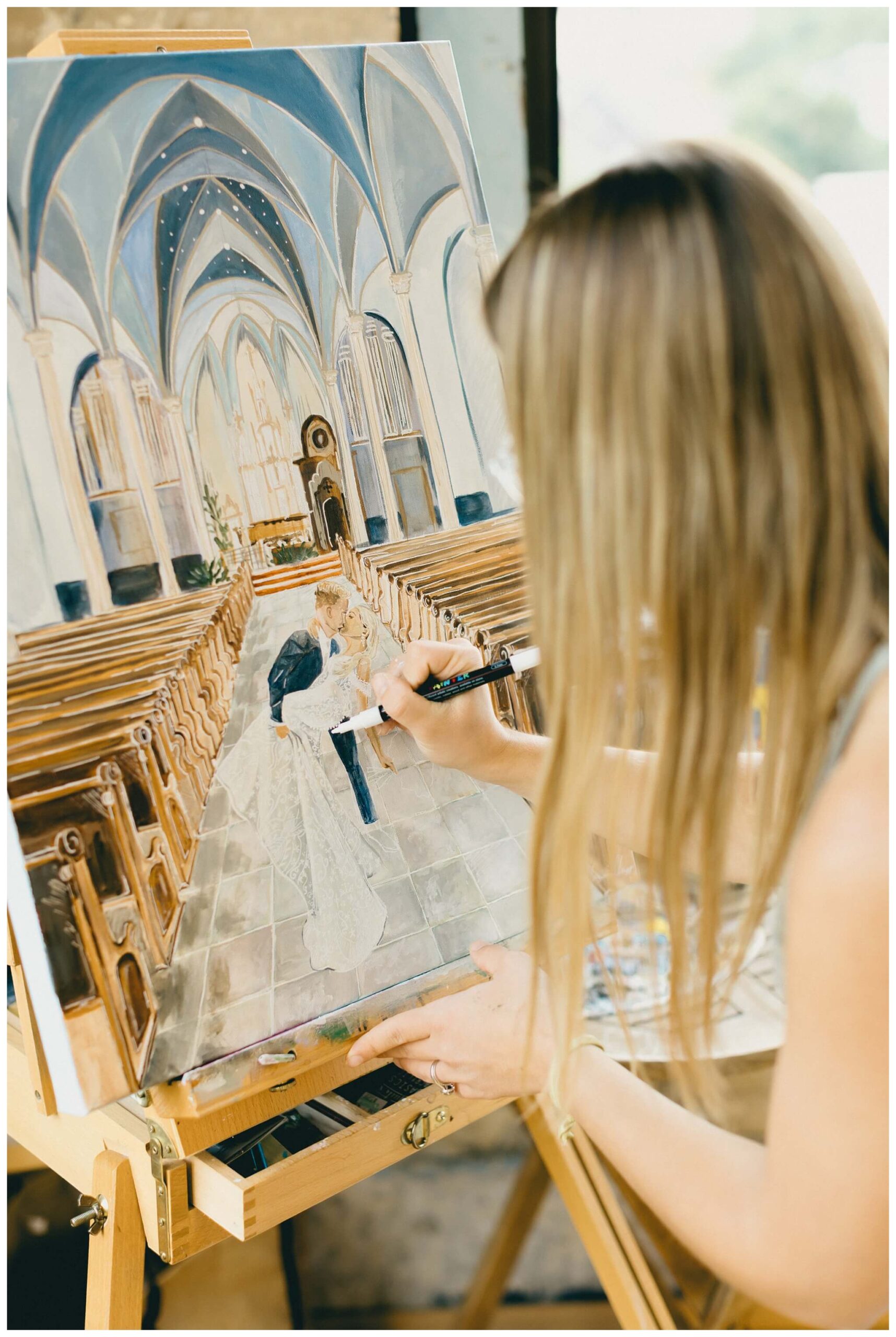 romantic catholic church wedding in downtown grand rapids michigan at the high five gr by josh and andrea photography